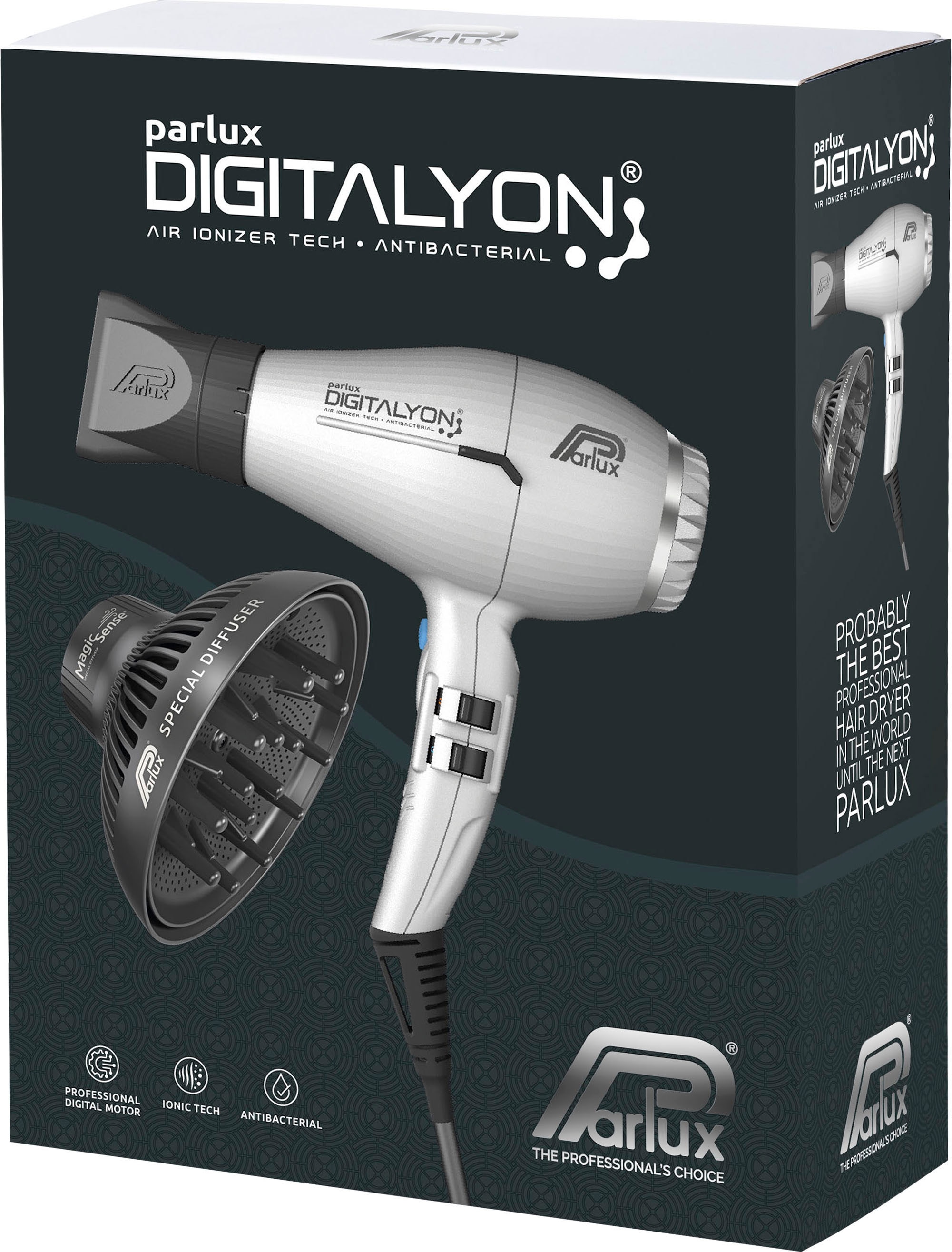 Parlux Haartrockner »Parlux Digitalyon mit Magic Sense« 2.400 W Leistungsstarker digitaler BLDC Motor