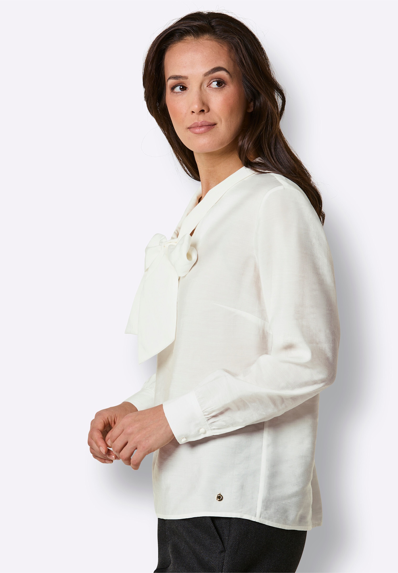 creation L Schlupfbluse »Modal-Bluse Schluppenbluse«