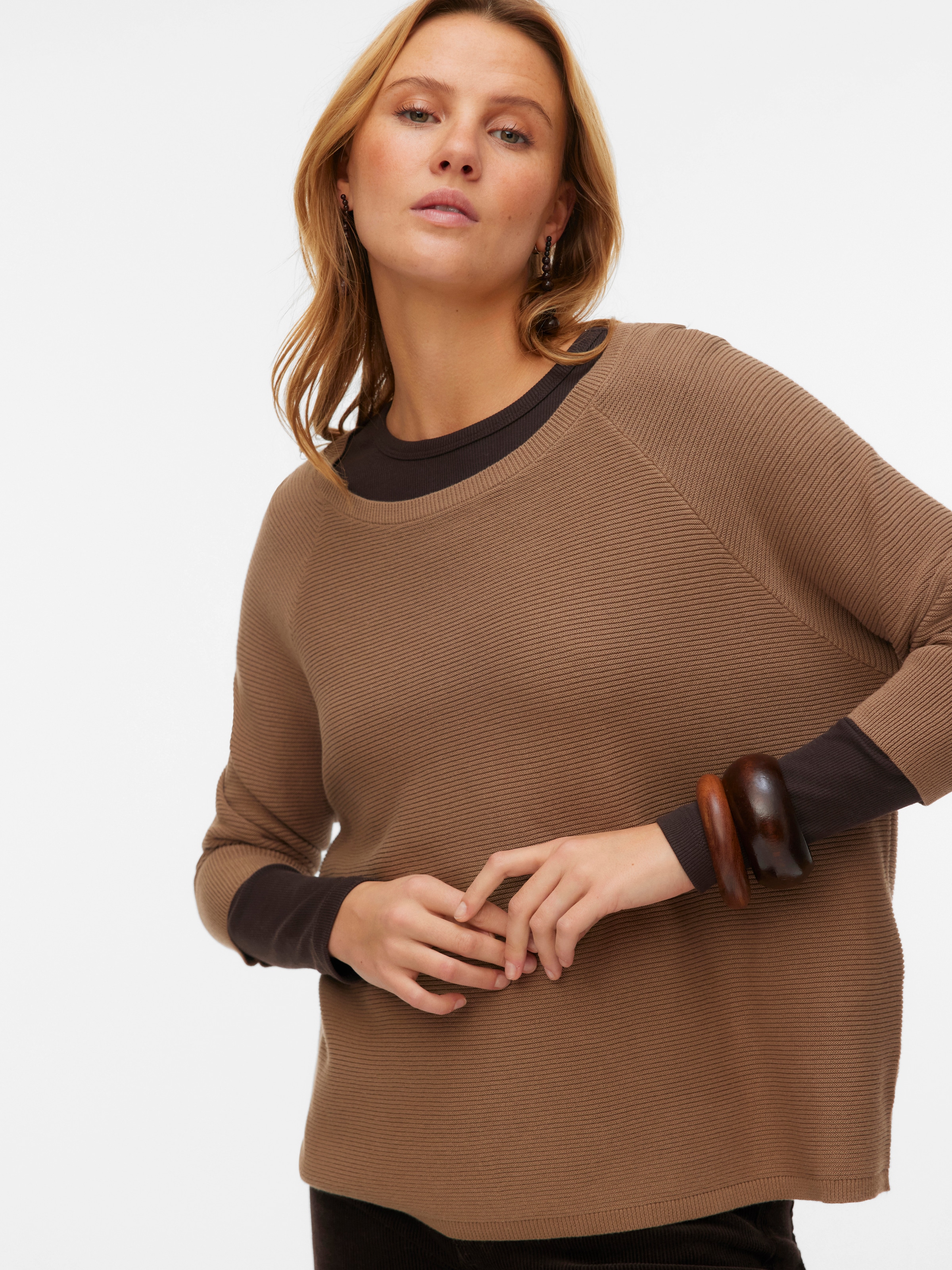 Vero Moda Strickpullover »VMNEW NORA 3/4 BOATNECK PULLOVER NOOS«