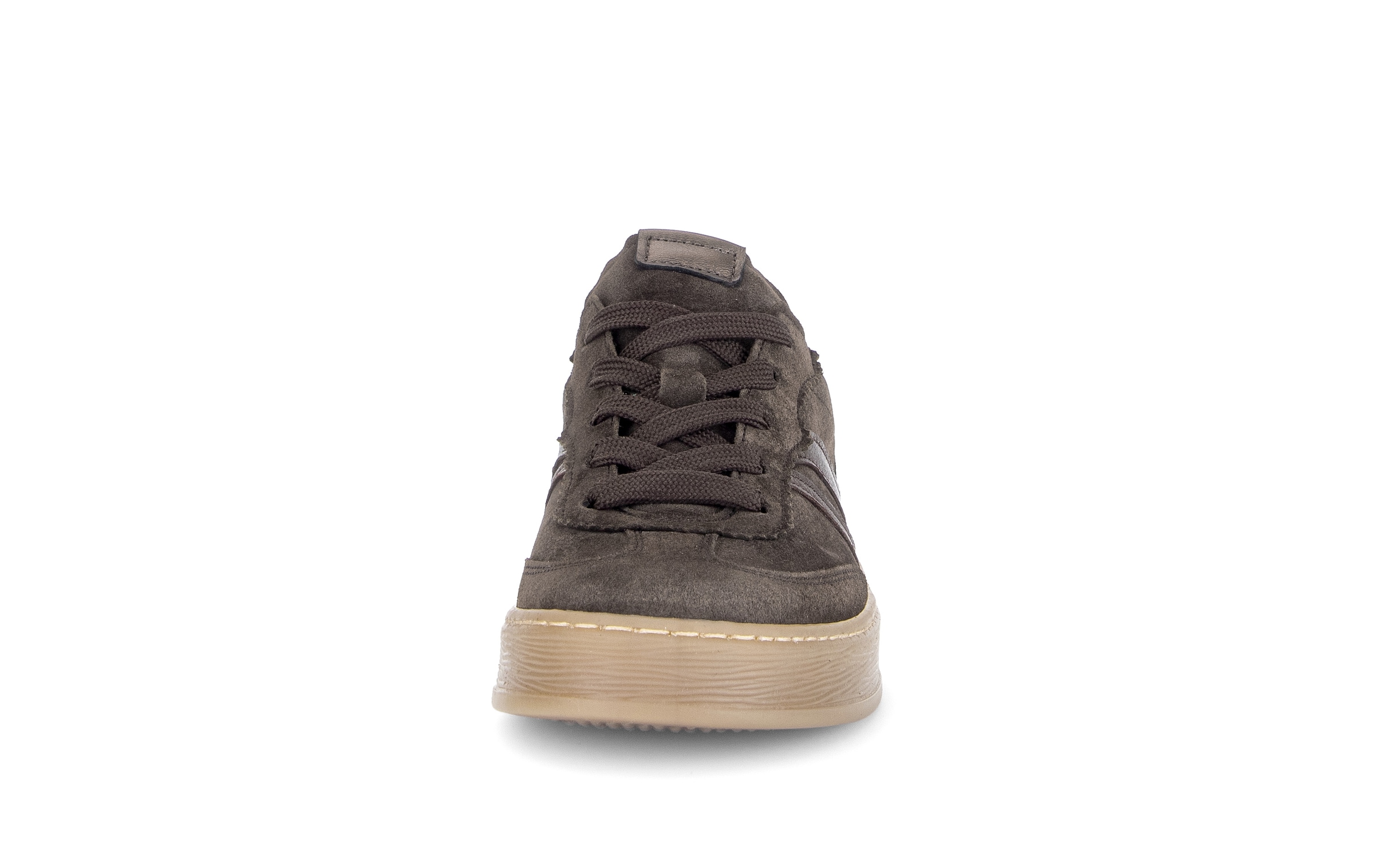 Gabor Sneaker  Freizeitschuh, Halbschuh, Schnürer mit Kontrastbesatz, Weite G (=weit)