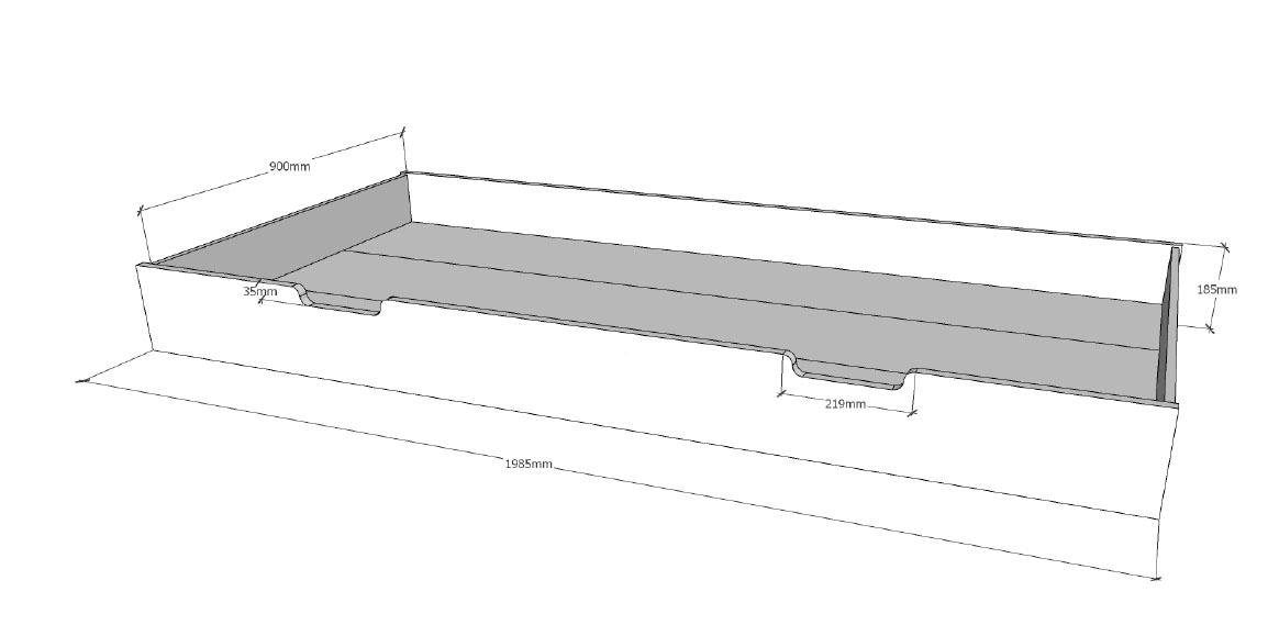 Vipack Kinderbett »Hausbett, aus MDF und Massivholz weiß lackiert, inkl. Fenster vorne«, (B/H/T ca. 214x158,5x105cm, seitl. und hinten offen), wahlweise mit oder ohne Bettschublade auf Rollen