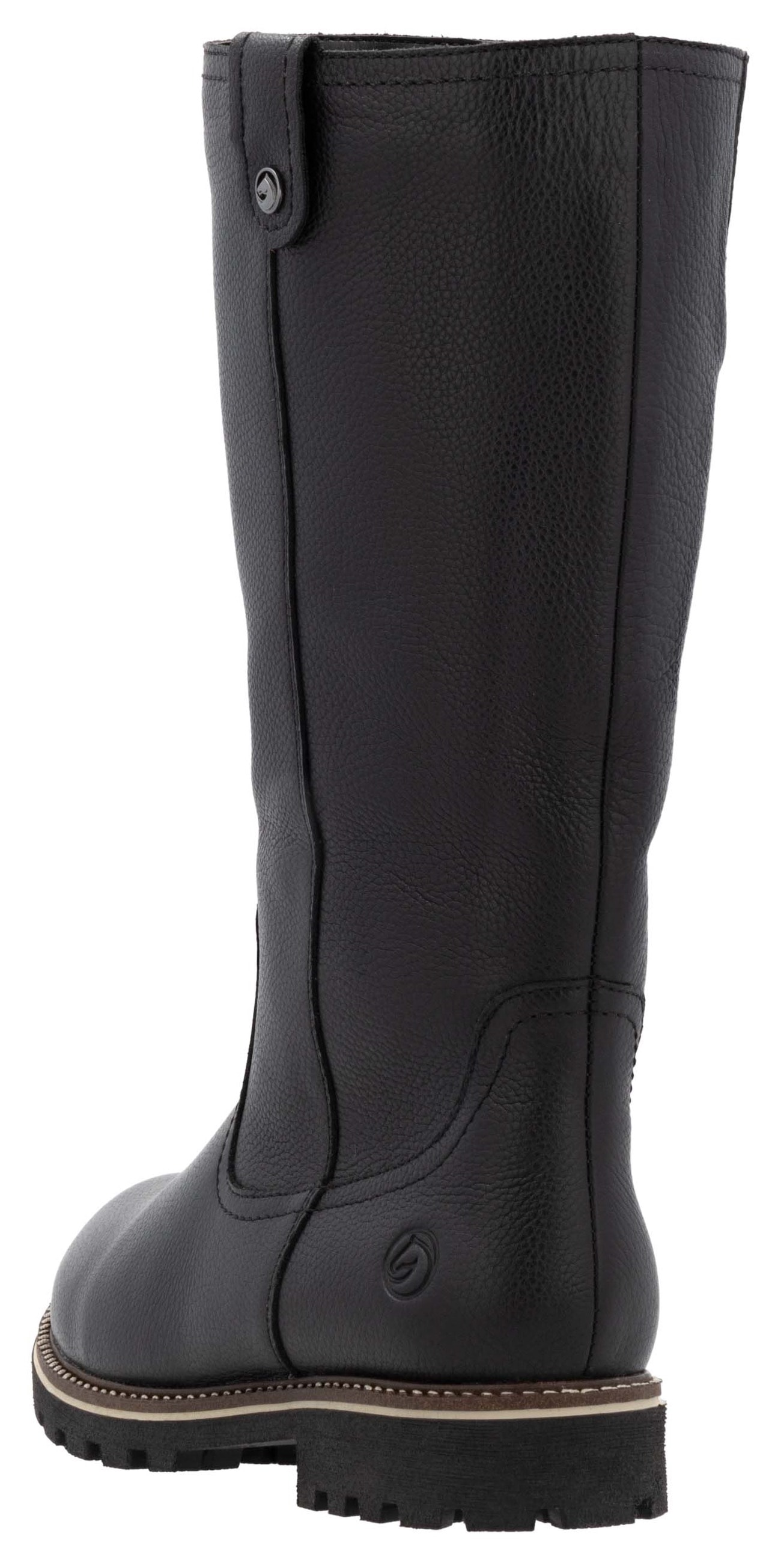 Remonte Winterstiefel, Blockabsatz, Stiefel, Langschaftstiefel mit Innenreißverschluss