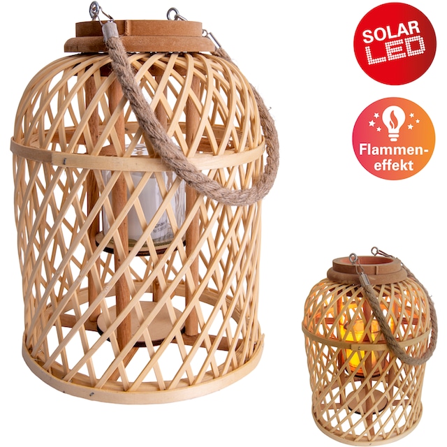 näve LED Solarleuchte »Basket«, 1 flammig-flammig, Outdoor Leuchte>>Basket  online bei OTTO