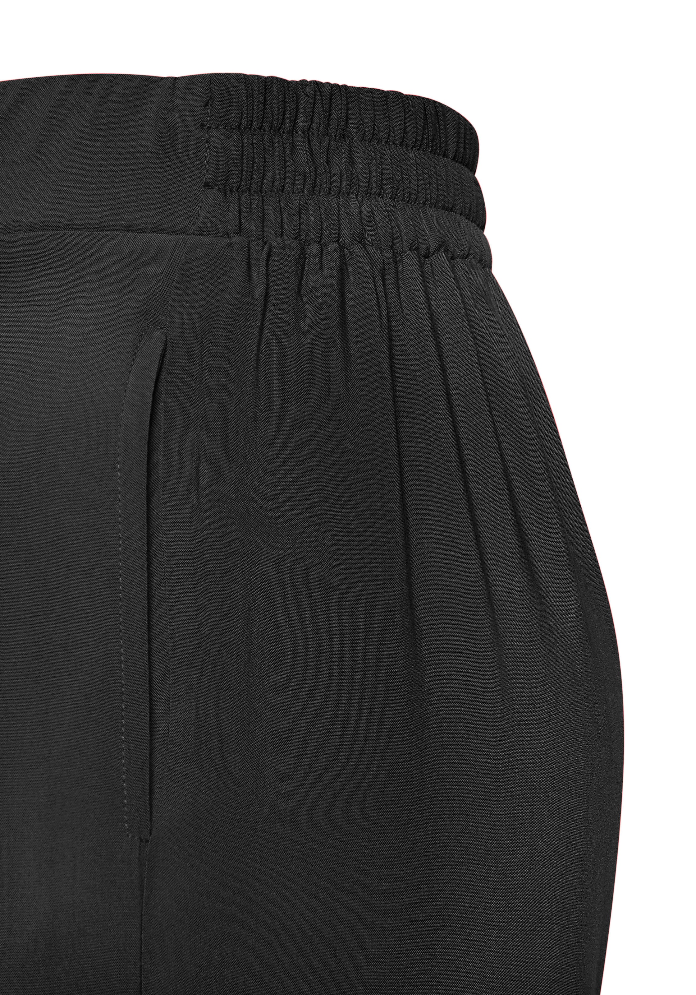 Buffalo Palazzohose, mit Seitennahttaschen, leichte Sommerhose, Wide-Leg