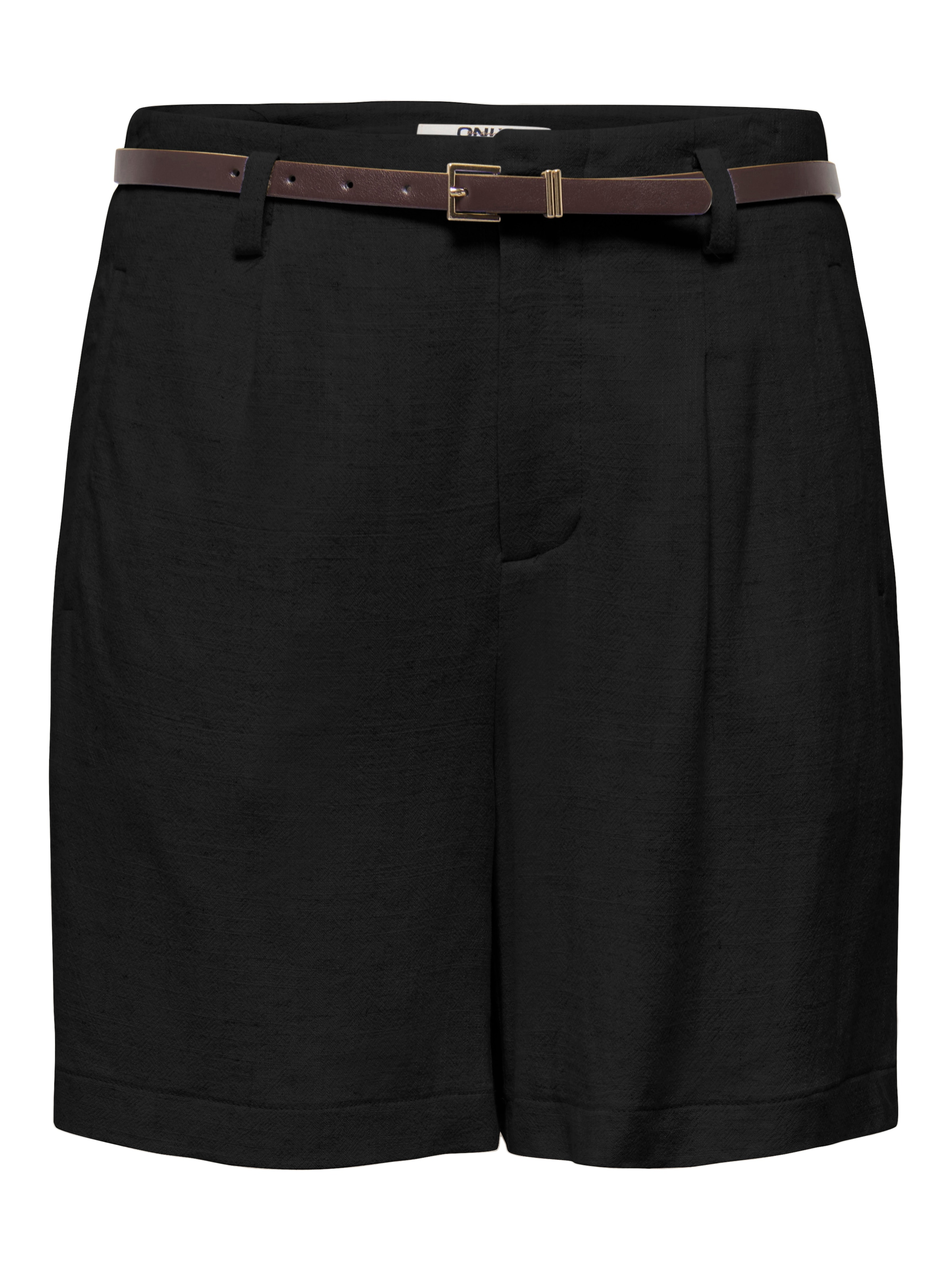 ONLY Chinoshorts »ONLSIESTA HW BELT LIN BL SHORTS PNT NOOS«  mit Leinen