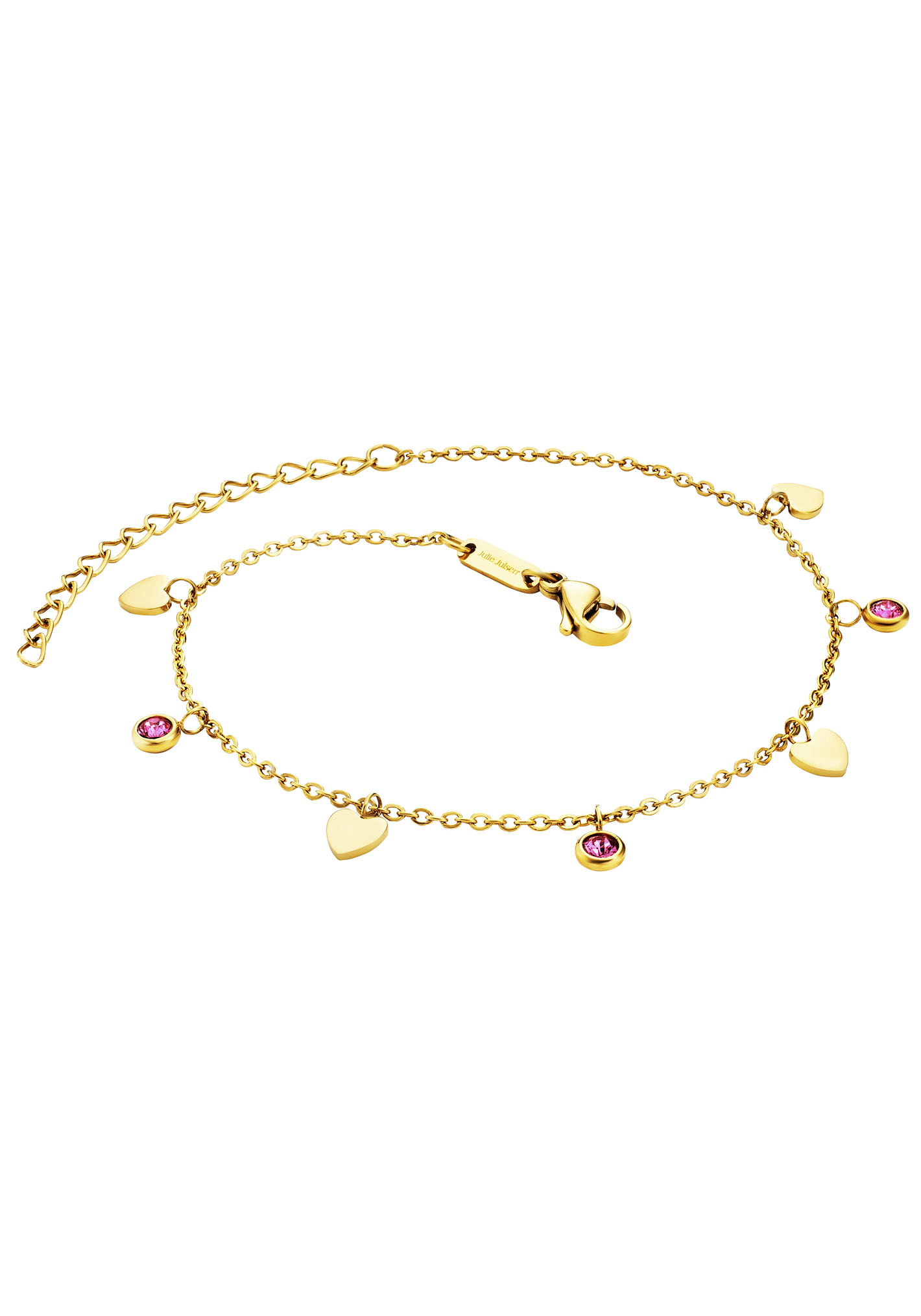 Fußkette mit Anhänger »ANKLET, HEARTS, JJAC29215G, JJAC29215S«