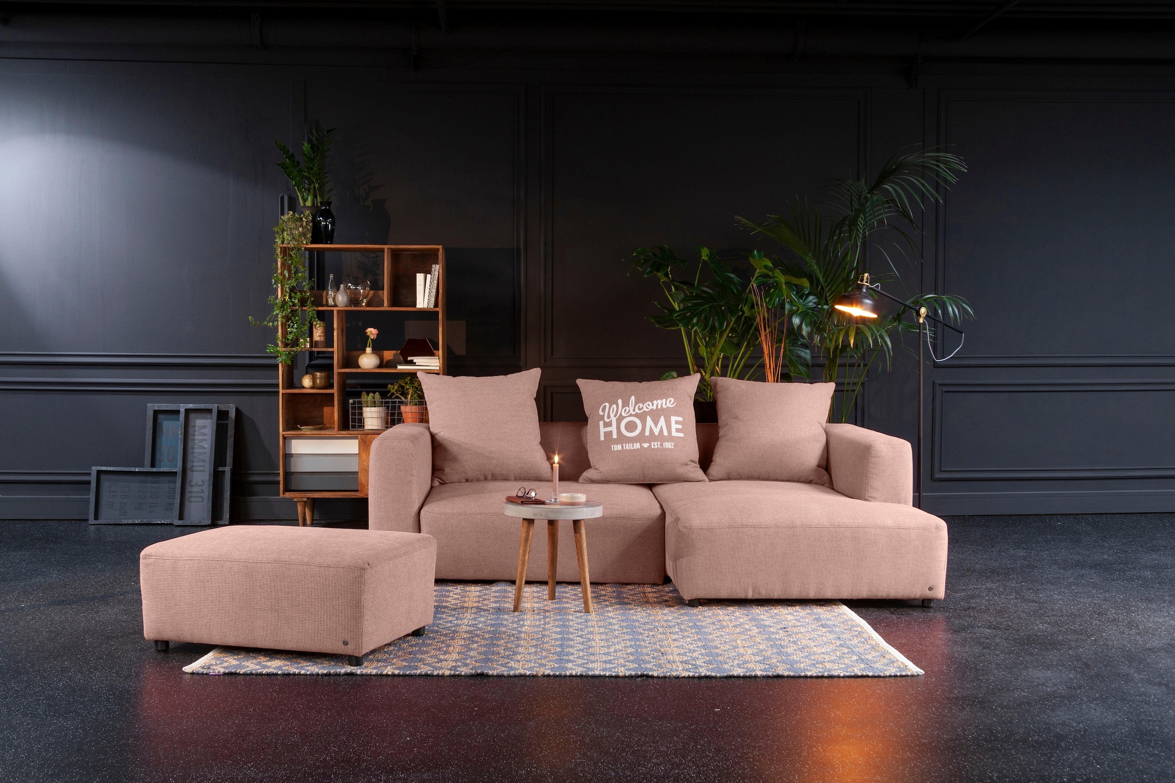 TOM TAILOR HOME Ecksofa »HEAVEN CASUAL S«, aus der COLORS COLLECTION, wahlweise mit Bettfunktion & Bettkasten