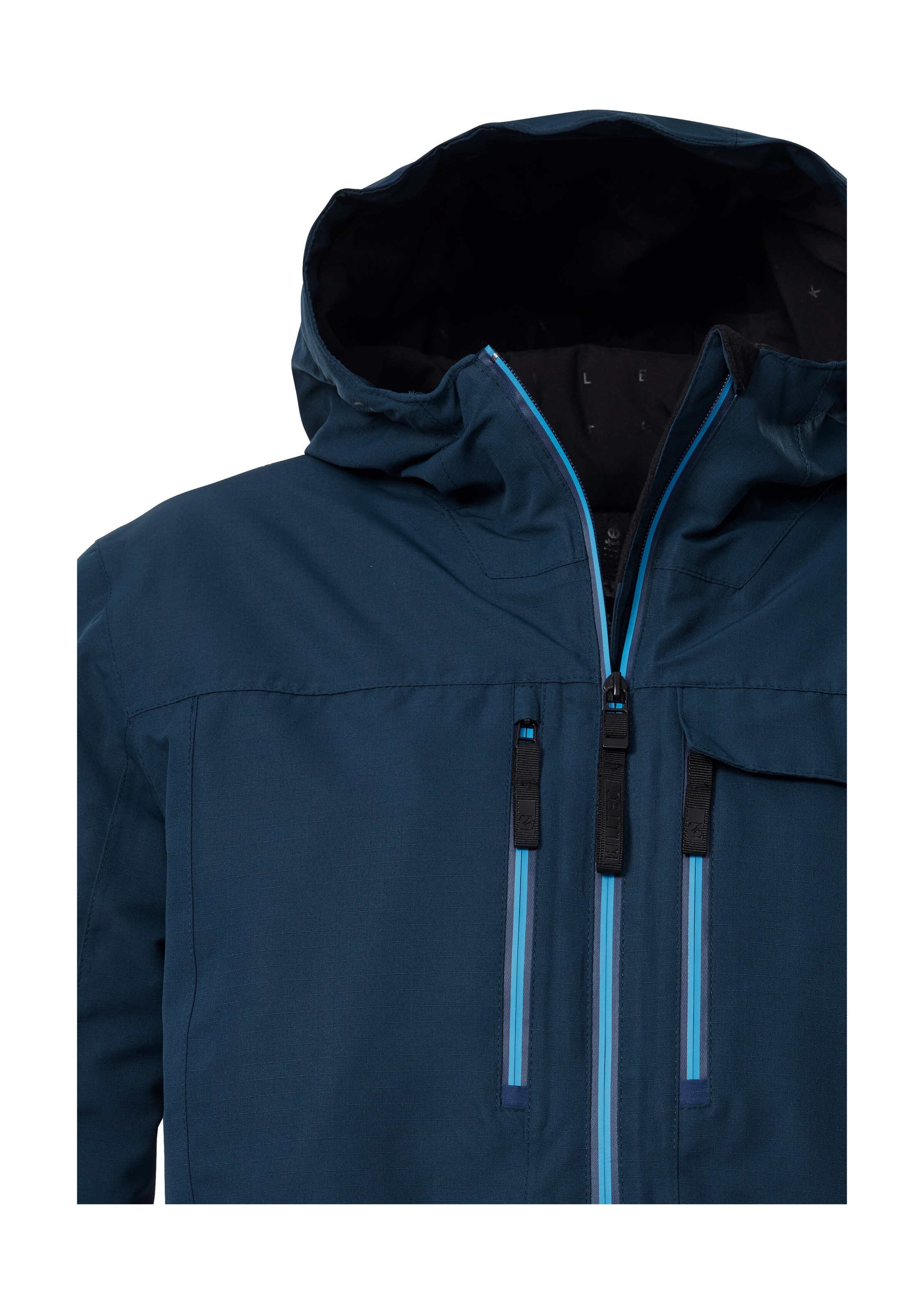 Killtec Skijacke »KSW 53 MN SKI JCKT«, Skijacke: wasserdicht, atmungsaktiv, Colourblock, viele Taschen