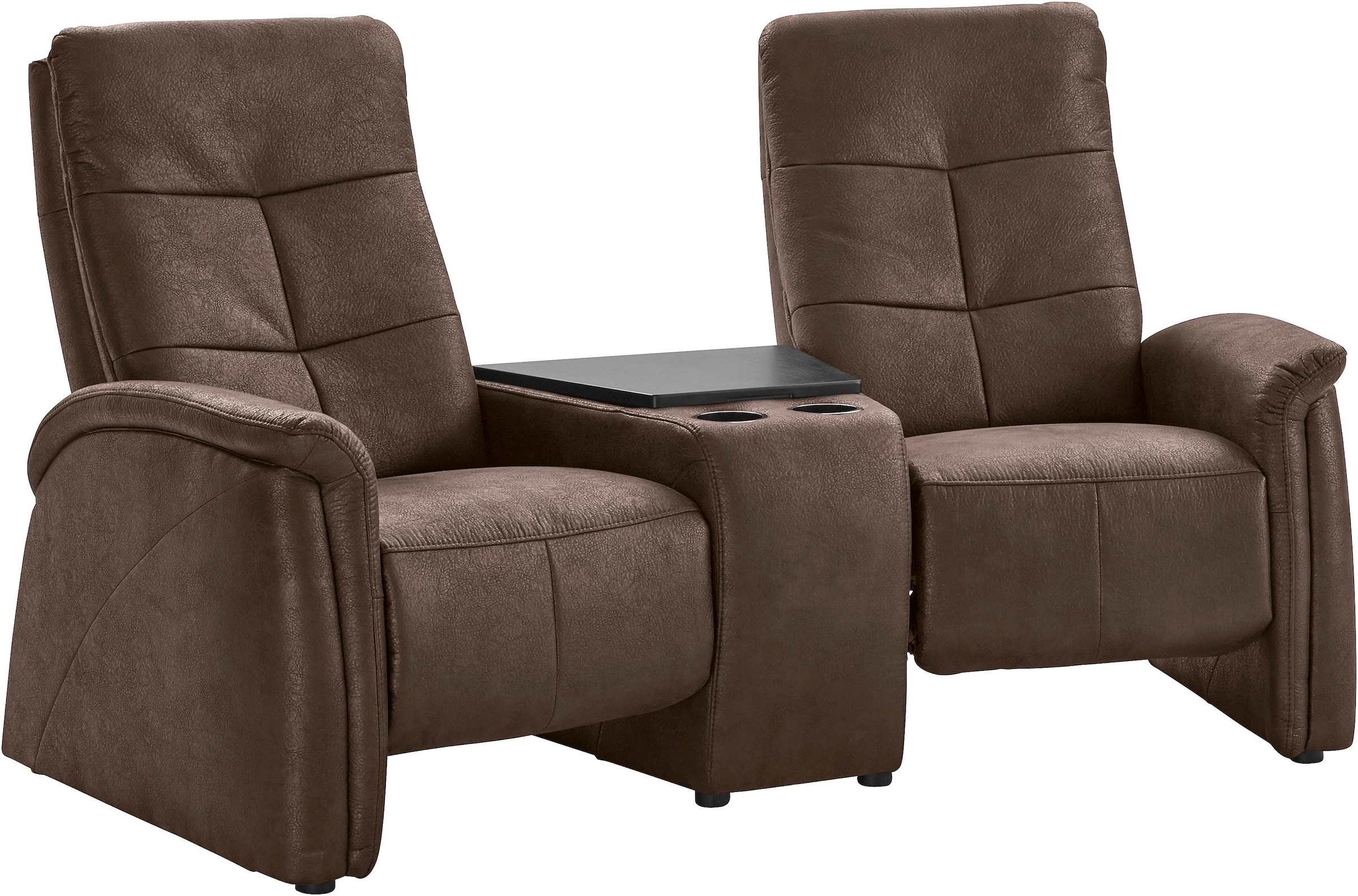 exxpo - sofa fashion 2-Sitzer »Tivoli, Kinosofa mit Relaxfunktion, mit Ablagetisch und Stauraum«, bequem und komfortabel