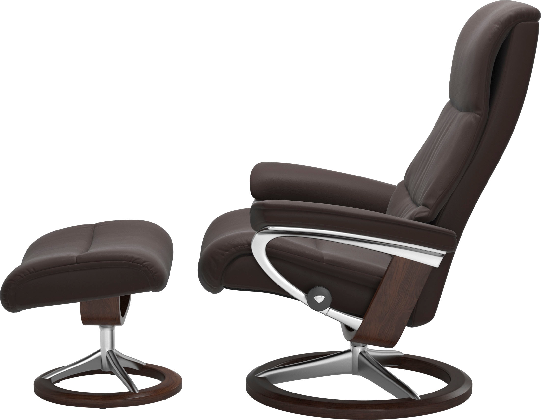 Stressless® Fußhocker »View«, mit Signature Base,Gestell Braun
