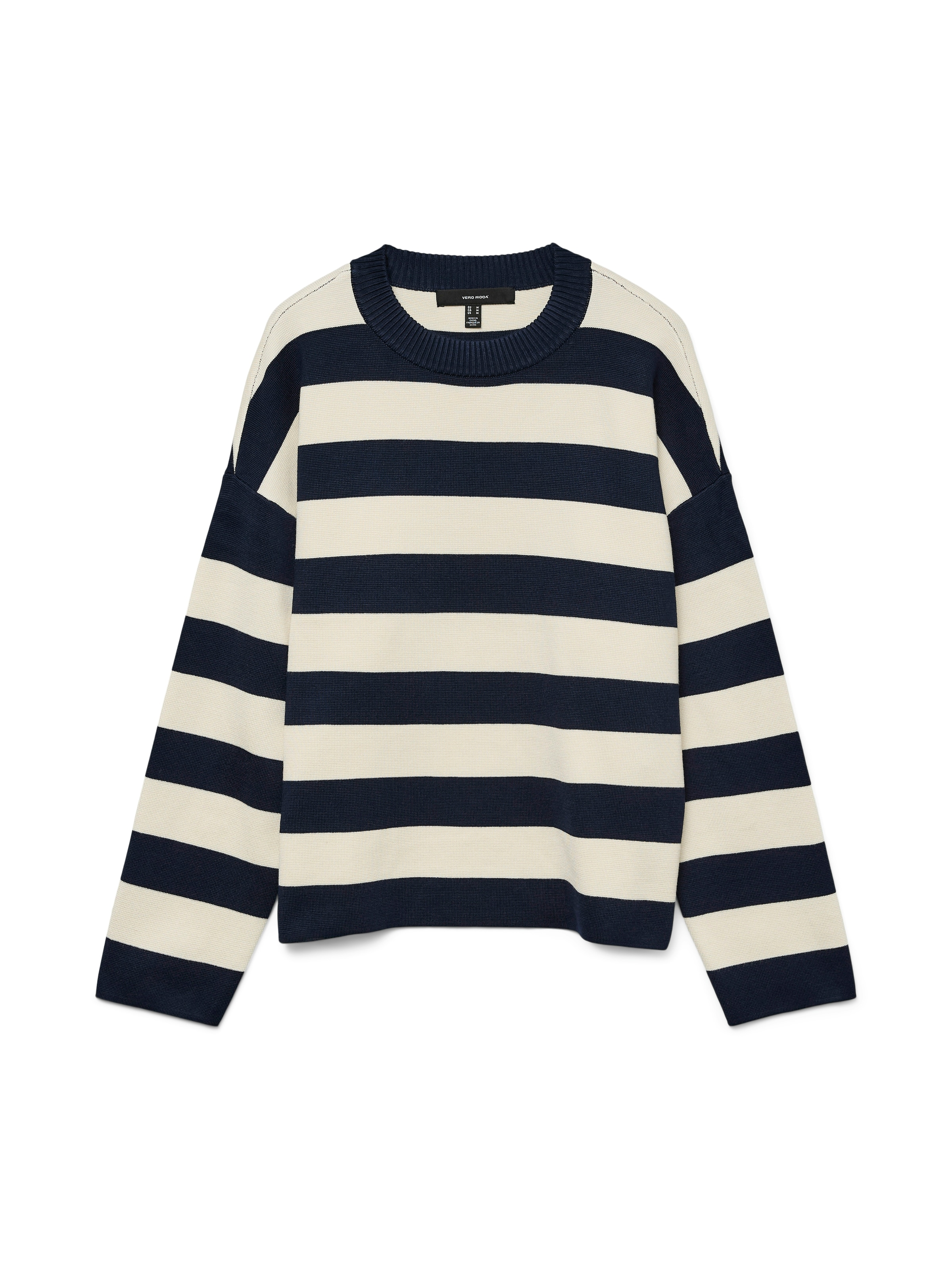 Vero Moda Strickpullover »VMSILJE LS O-NECK BOXY PULLOVER NOOS«