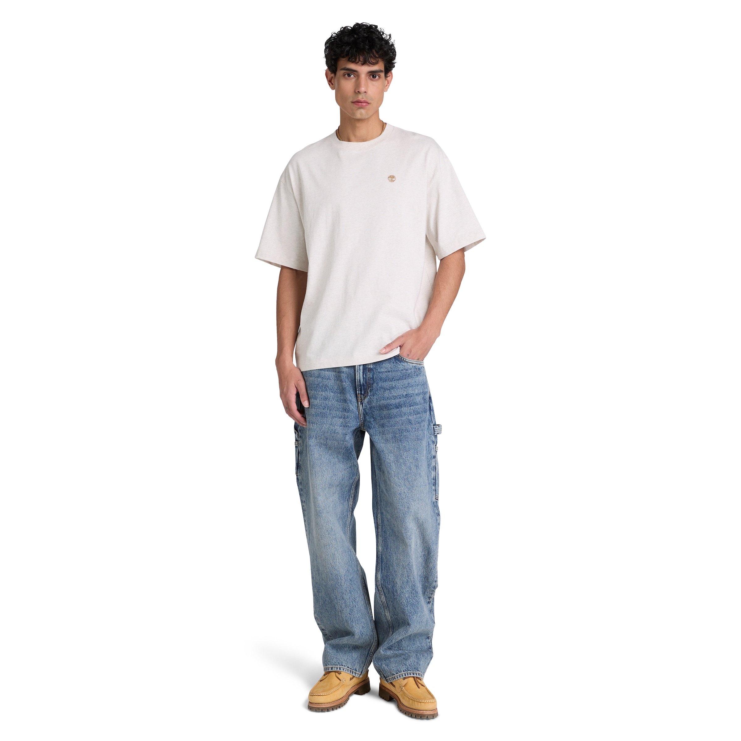 Timberland T-Shirt »DUNSTAN RIVER - SS Tee (Relaxed)« mit Rundhalsausschnitt, aus Baumwolle, Kurzarm, normale Länge
