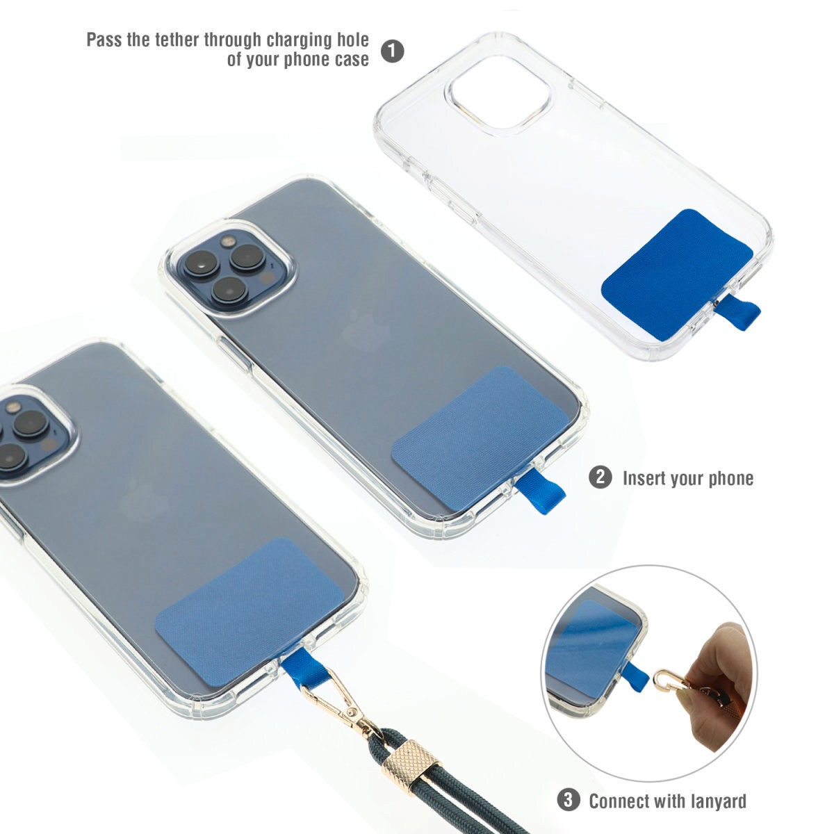 4smarts Smartphone-Tragegurt »Universal Necklace PhonoLace«