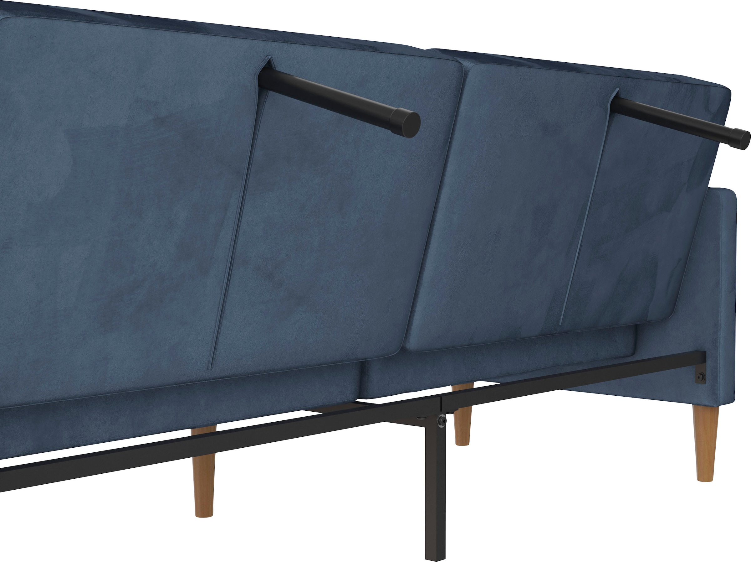 Dorel Home 3-Sitzer »Lilly«, Bett-Funktion, Rückenlehne 3-fach verstellbar, Sitzhöhe 43 cm