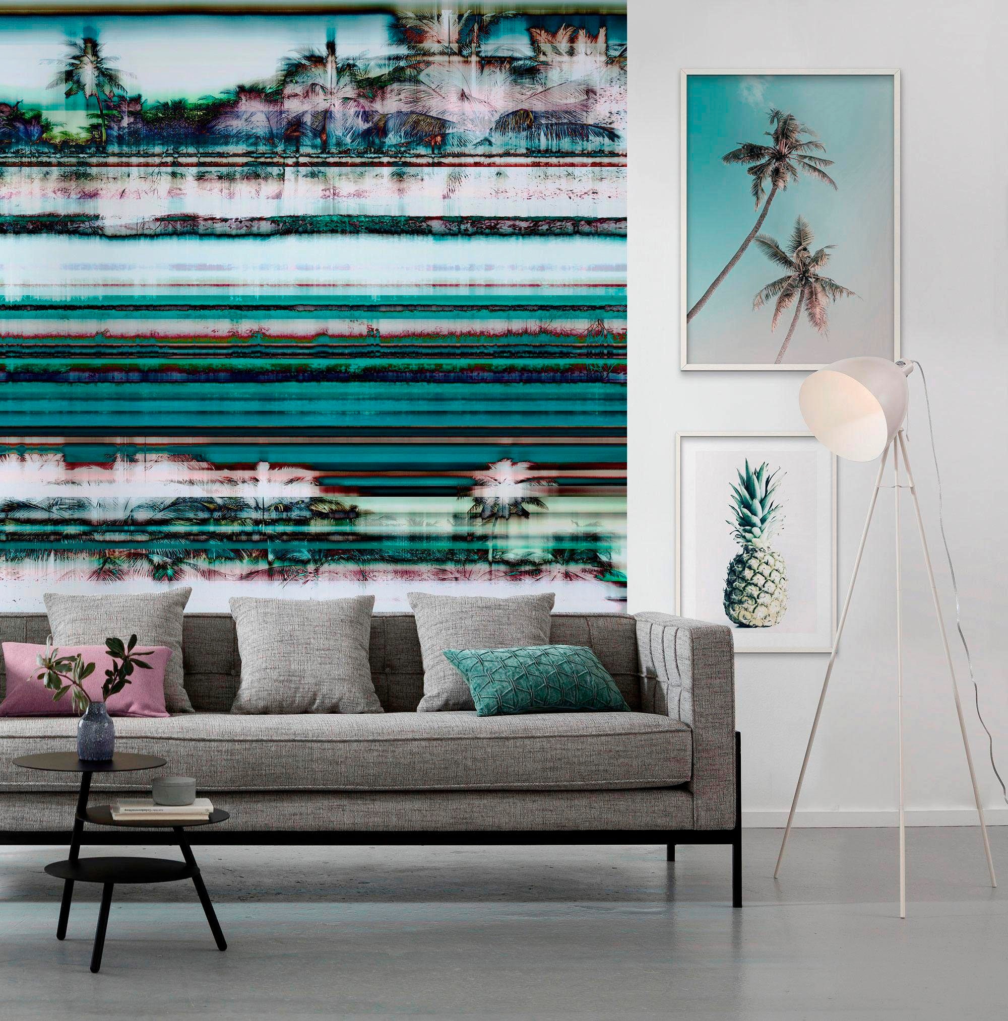 Komar Bild »Miami Palms« Blätter | Pflanzen 1 Stk. tlg. Wandbild zur Dekoration - ohne Rahmen