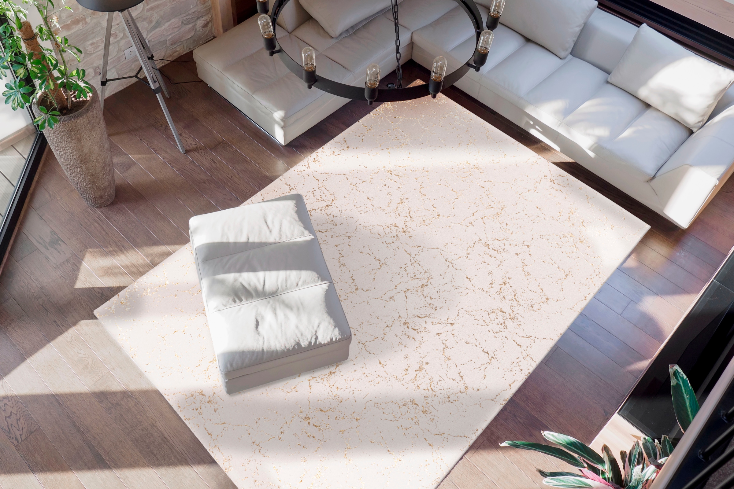 me gusta Teppich »Bijou 225«, rechteckig, 20 mm Höhe, Glanz Effekt, Wohnzimmer