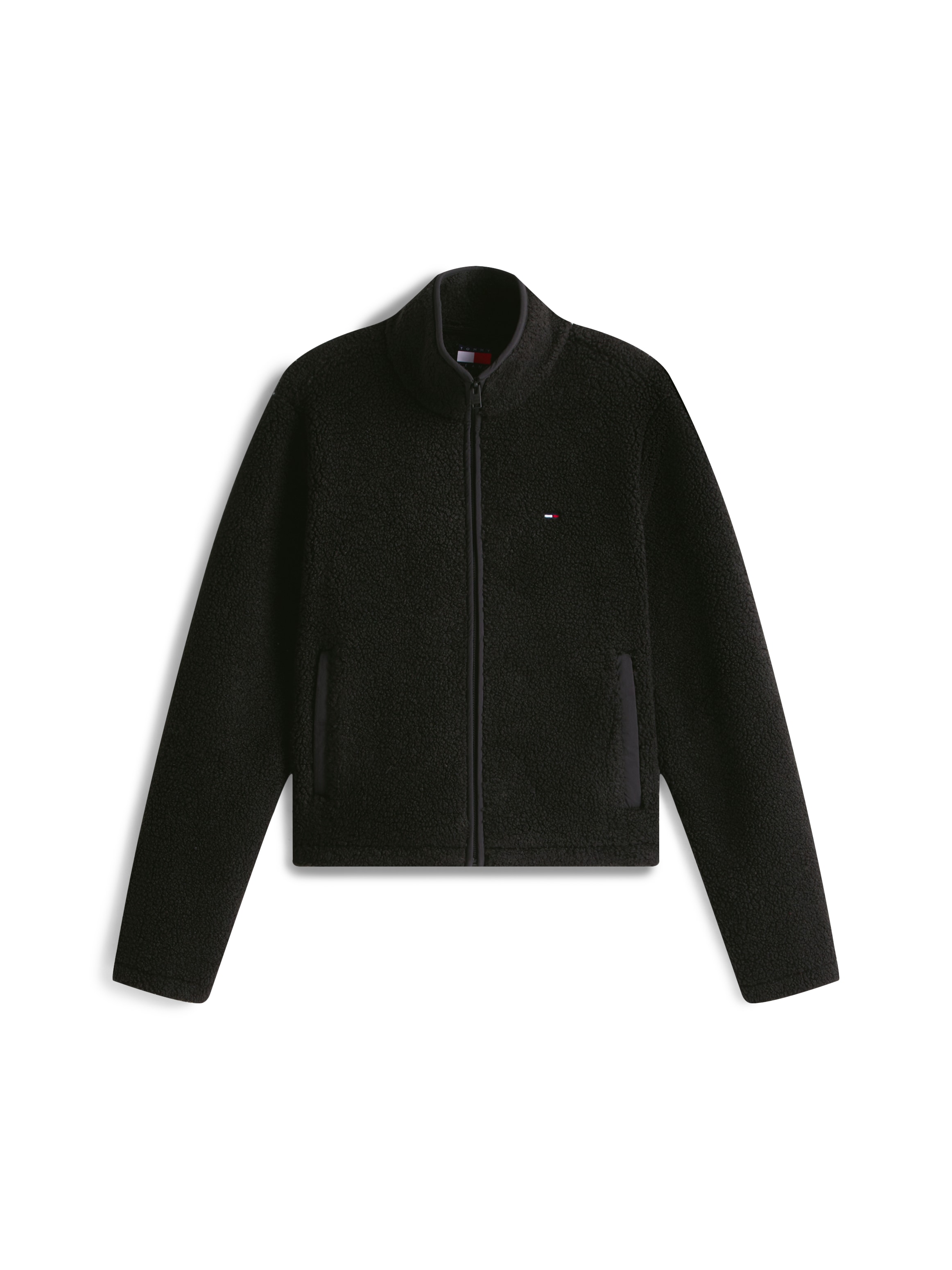 Tommy Jeans Sweatjacke »TJW REG SH S-FLAG TEDDY ZIP THRU«
