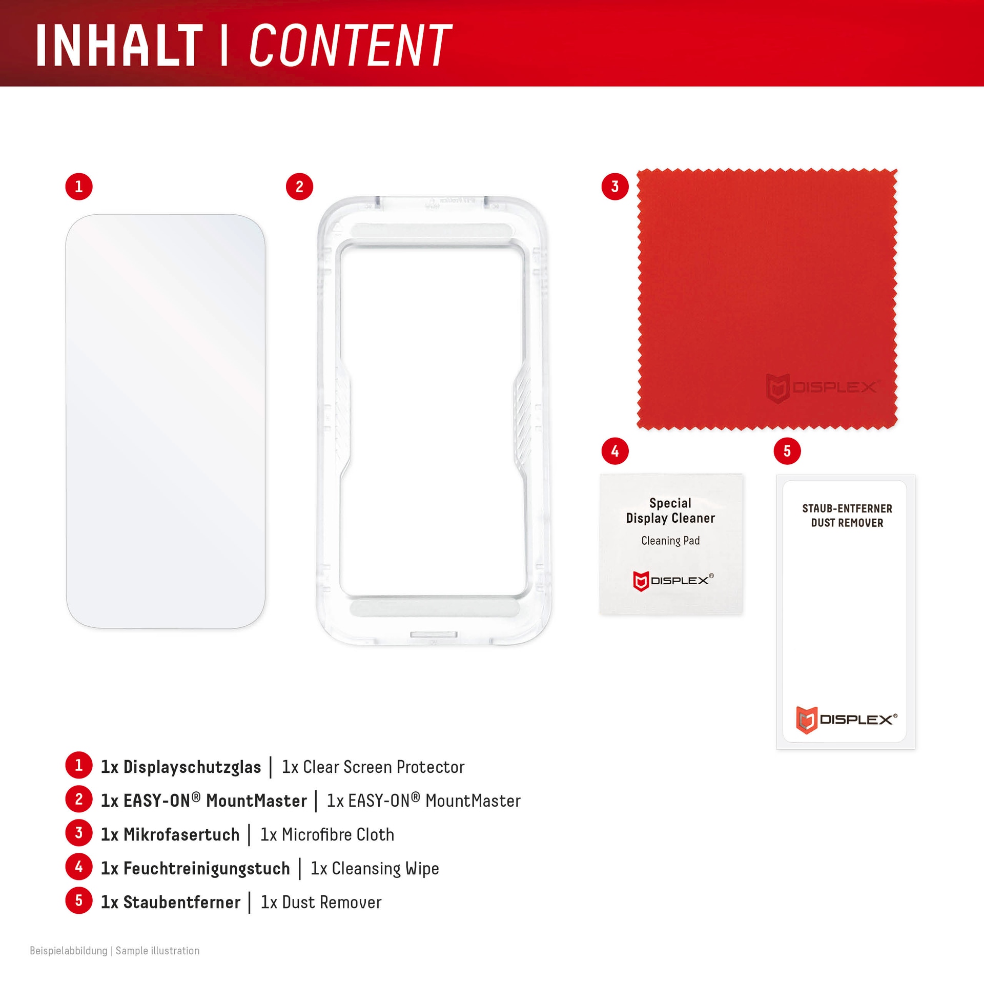 Displex Displayschutzglas »Real Glass Screen Protector mit MountMaster« für Google Pixel 10a Displayschutzfolie, Schutzfolie, Bildschirmschutz, kratz- & stoßfest