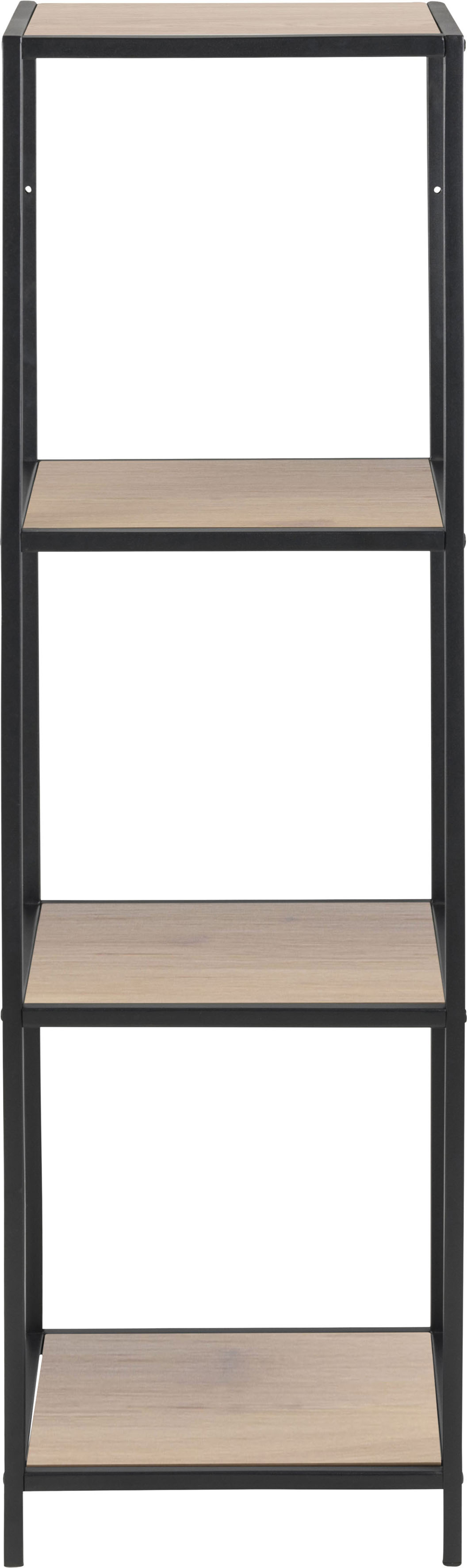 Bücherregal, Metallgestell im Industrie-Look, 3 Einlegeböden, weitere Variationen