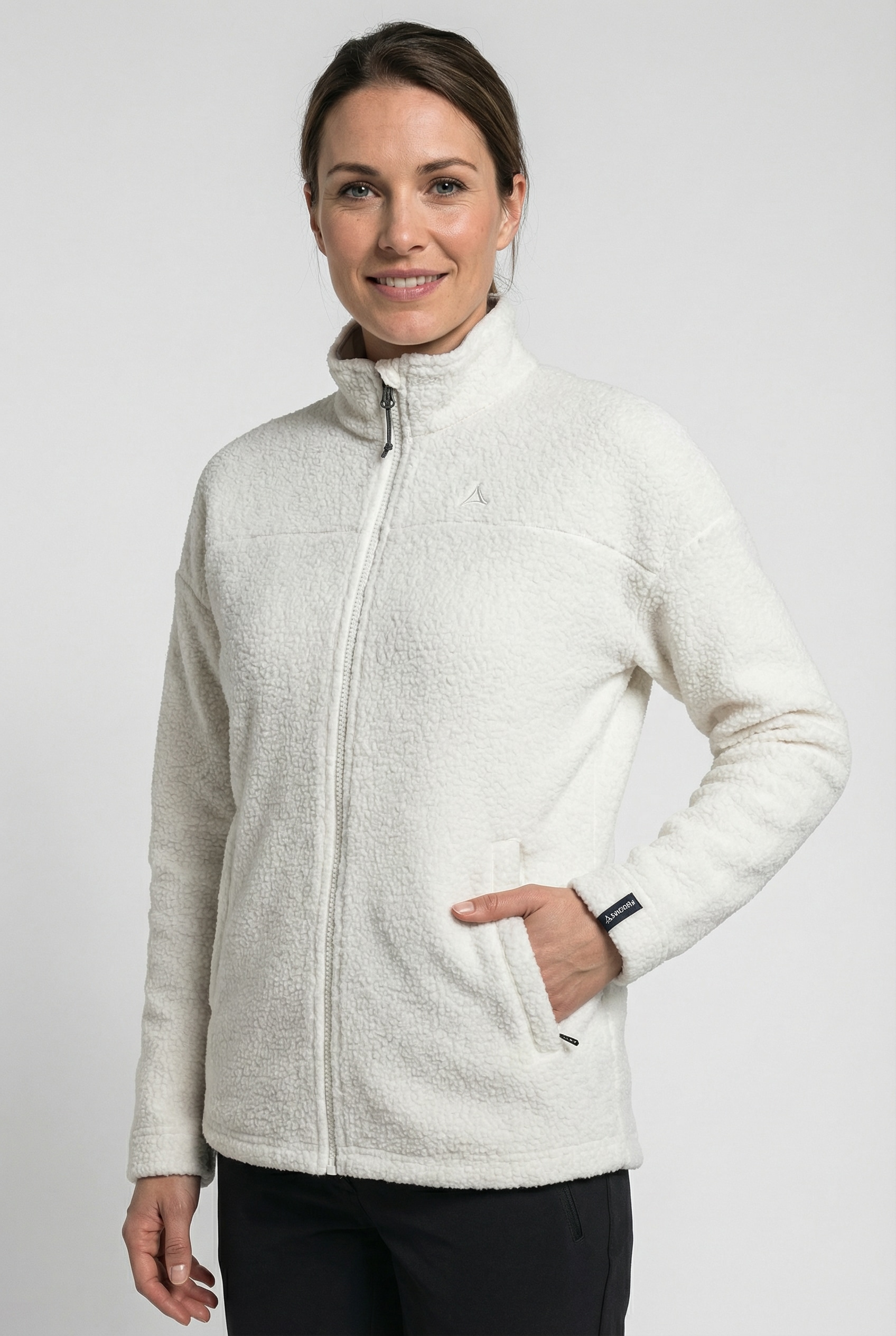 Schöffel Fleecejacke »CIRC Fleece Jk Style Purga WMS« sportlicher Stil, für Trekking, Wandern und Laufen, lockere Passform