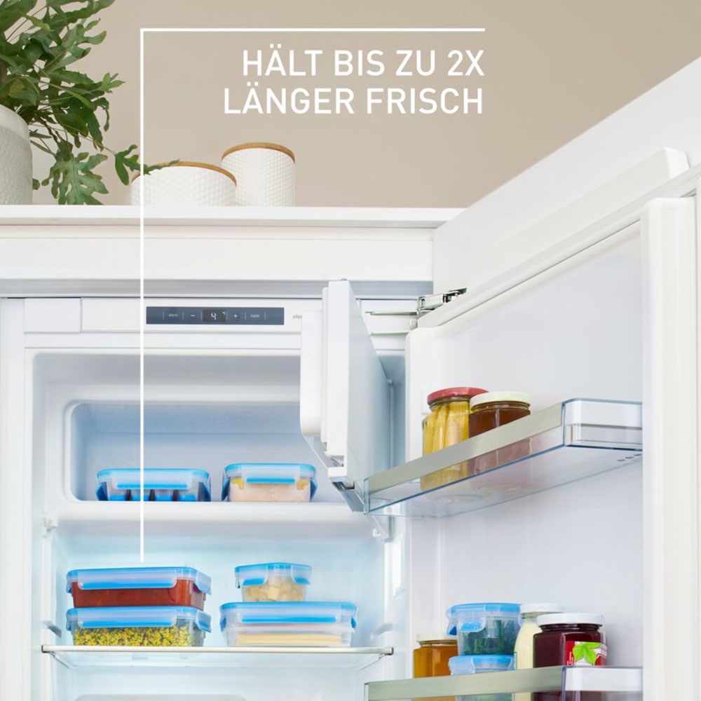 Emsa Frischhaltedose »Clip & Close Set, rechteckig, 100 % dichte Aufbewahrungsboxen« spülmaschinen-, gefrier-, mikrowellenfest, Made in Germany