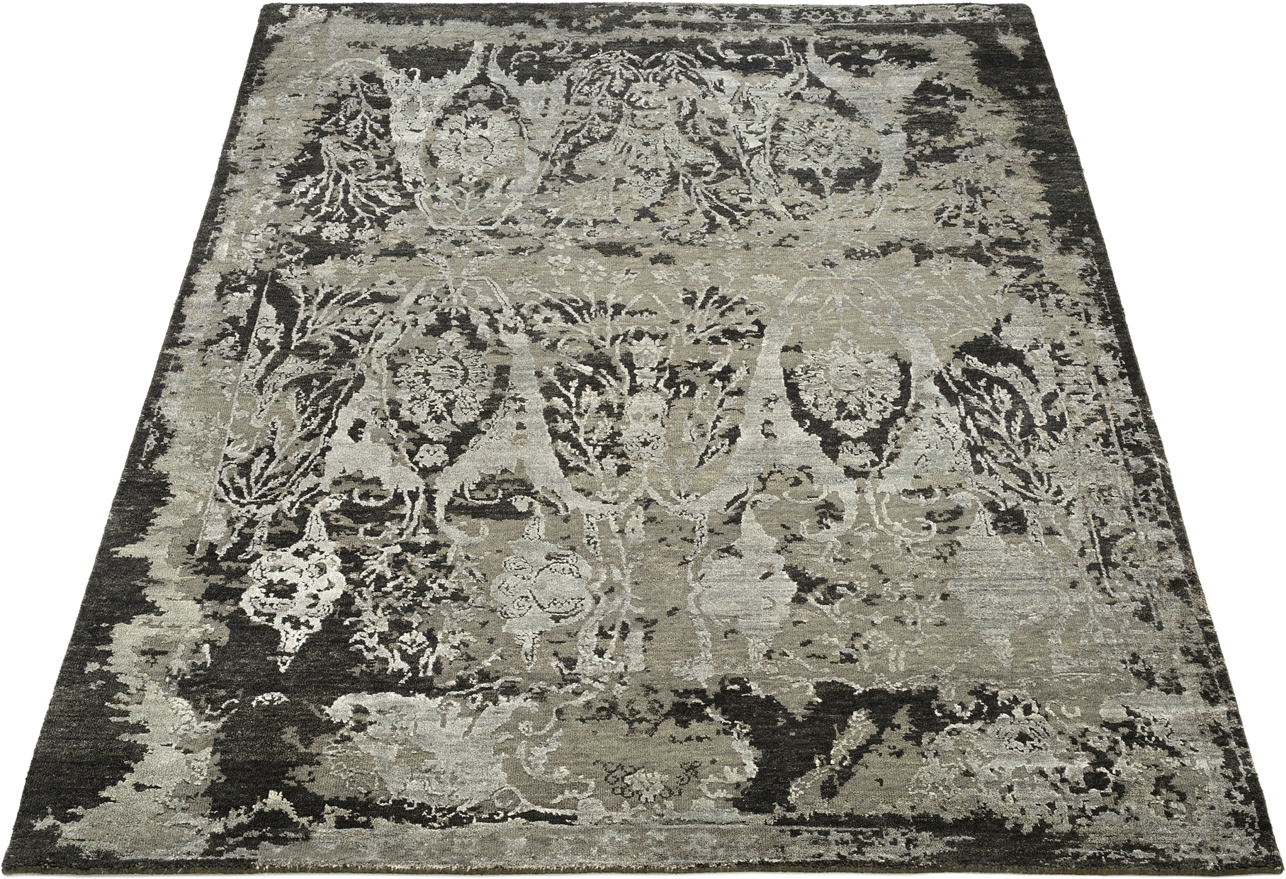 OCI DIE TEPPICHMARKE Teppich »PHENOM HISTORY« rechteckig 10 mm Höhe handgeknüpfter Designer Teppich Naturfaser Kurzflor