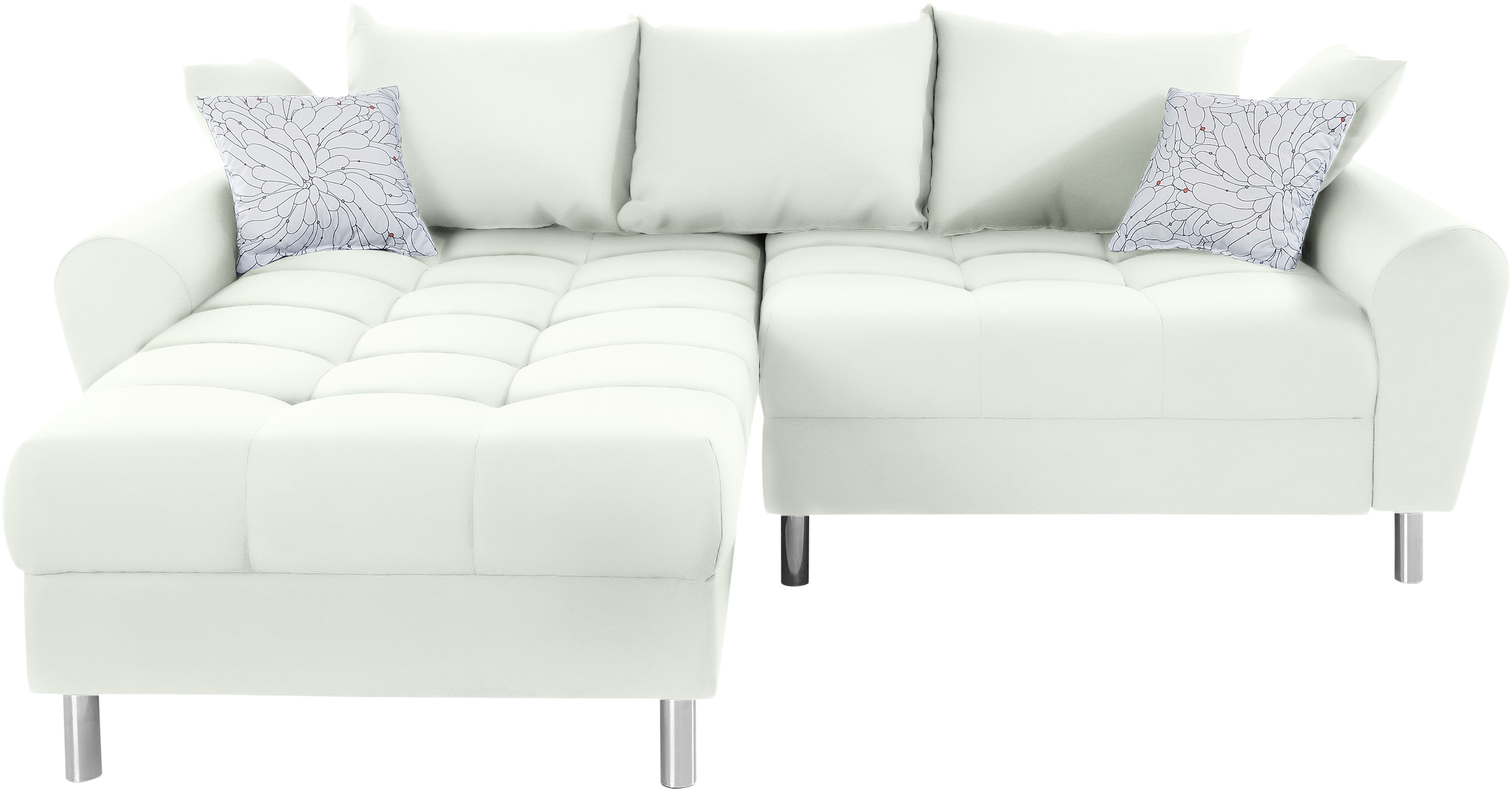 COLLECTION AB Ecksofa »Rada L-Form«, inklusive Hocker, Bettfunktion und Federkern