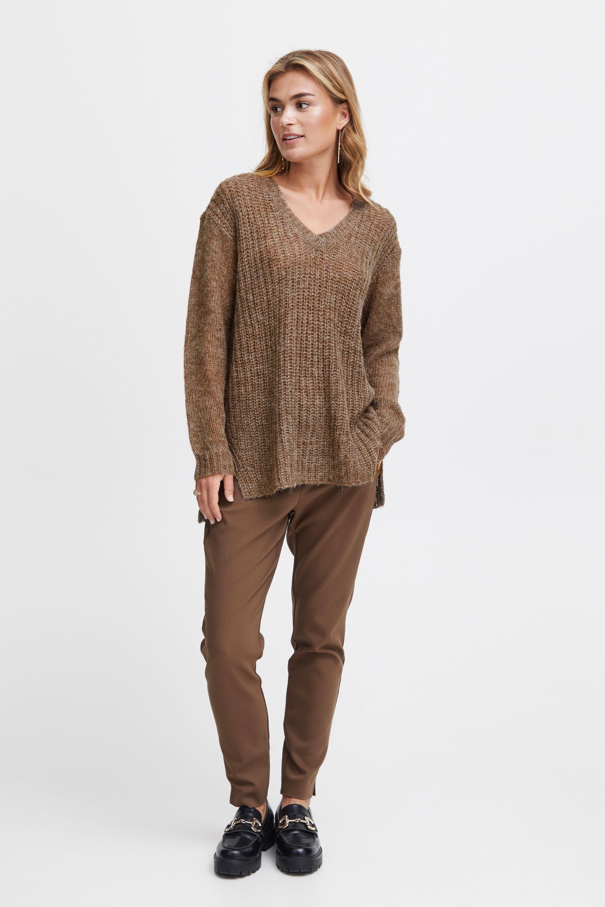 fransa Strickfleece-Pullover »Strickpullover FRBien«