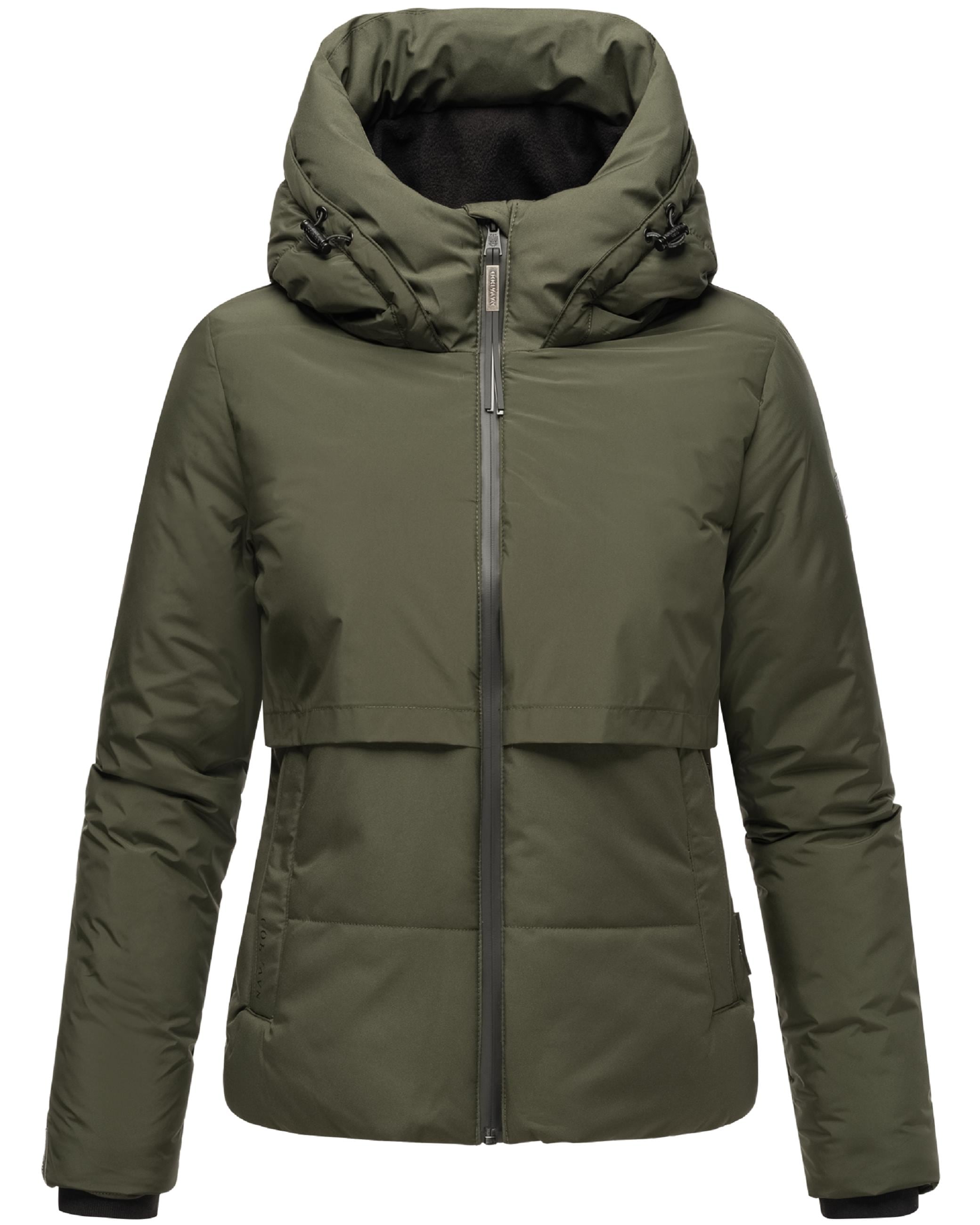 Navahoo Steppjacke »Steppjacke Liebesküken XIV«, mit Kapuze, modische Damen Winterjacke mit Fleece-Innenfutter