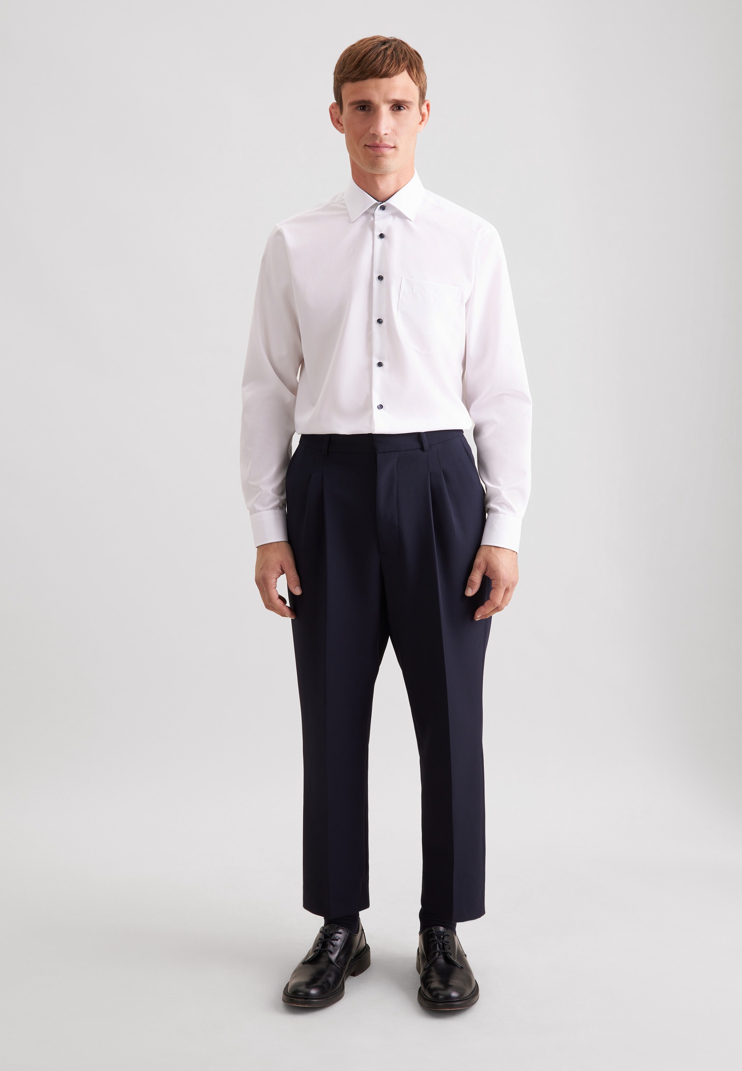 seidensticker Businesshemd »Schwarze Rose« Regular 1/1 Kentkragen Uni