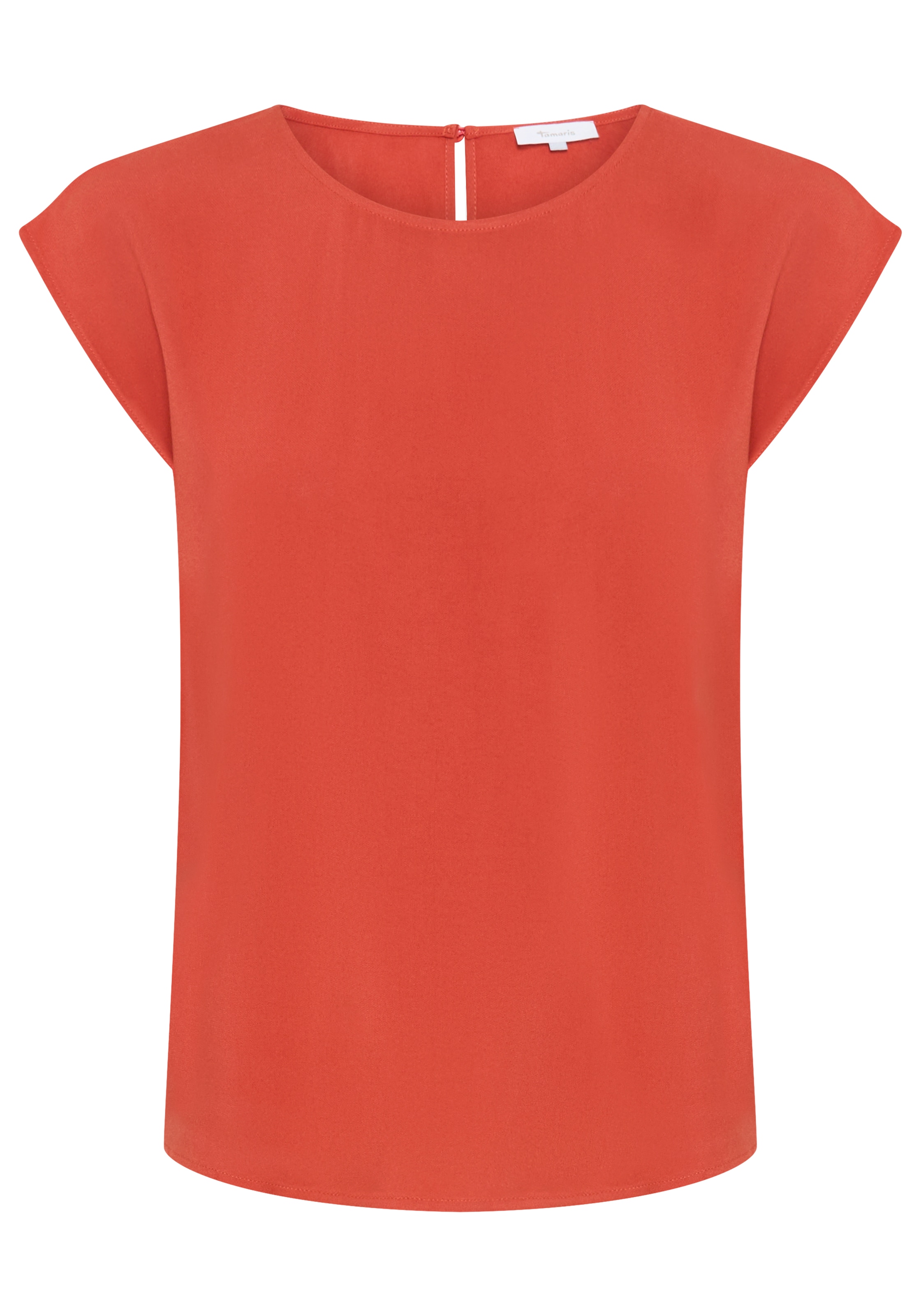 Tamaris Shirtbluse mit abgerundetem Saum