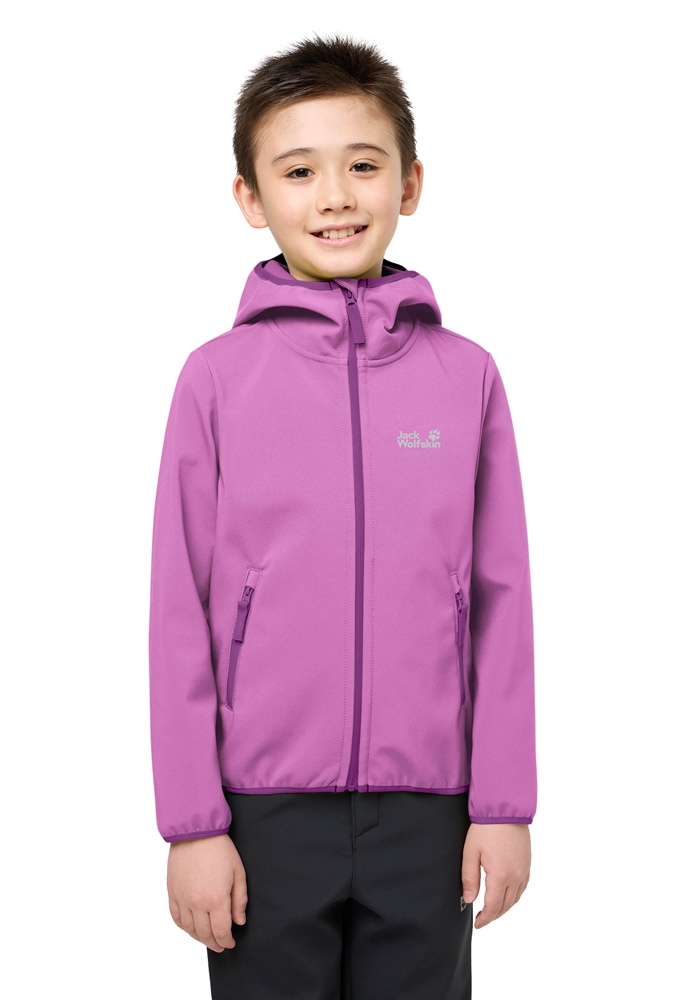 Jack Wolfskin Softshelljacke »FOURWINDS JACKET KIDS« mit Kapuze