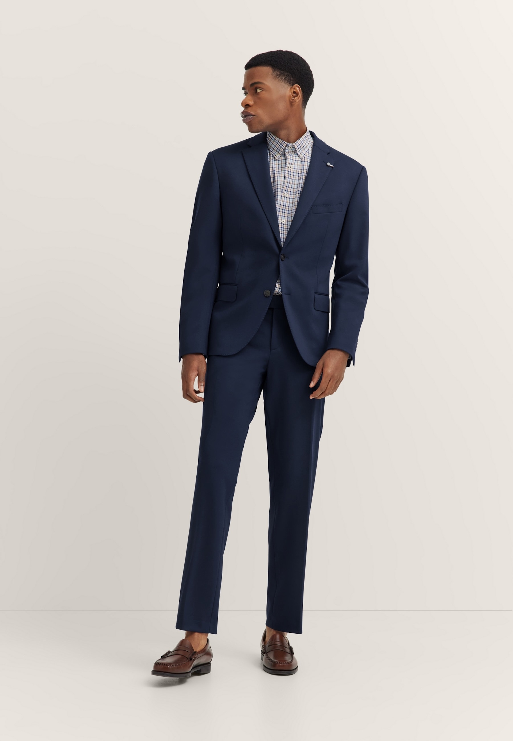 bugatti Anzugsakko »Regular Fit« Jersey-Artikel mit Stretch