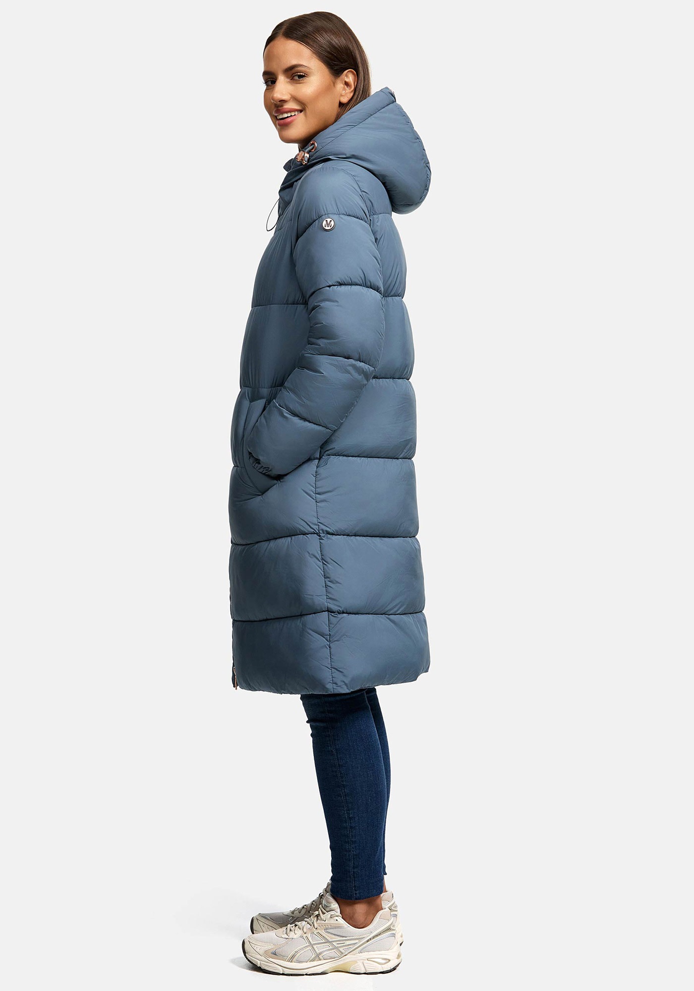 Marikoo Winterjacke »Marikoo Nomadiaa lange Damen Winterjacke N024«