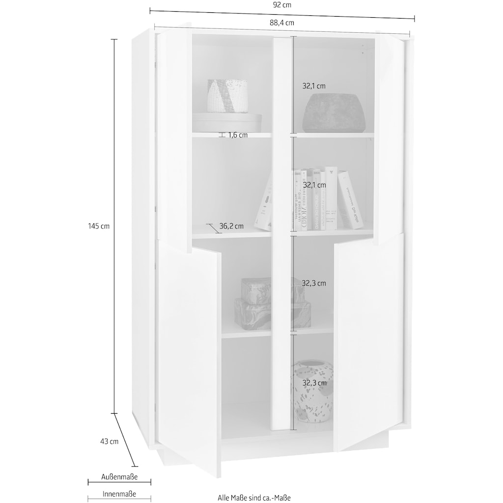 LC Highboard »Ice«