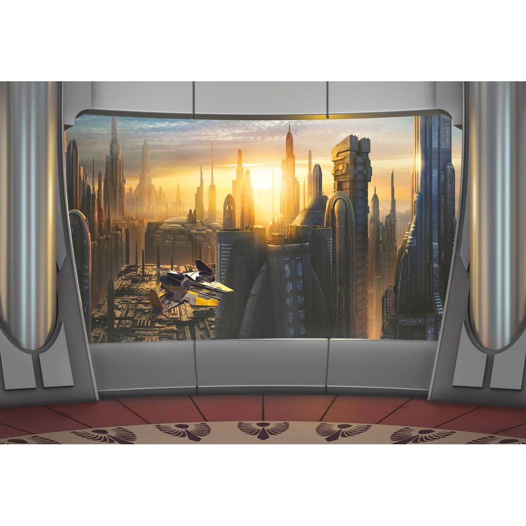 Komar Fototapete »Star Wars Coruscant View«