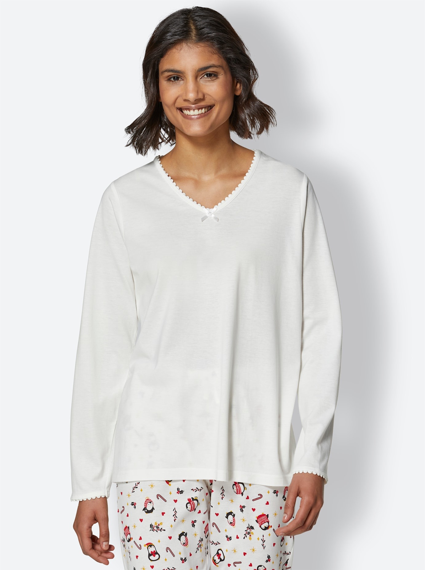 wäschepur Pyjamaoberteil »Schlafanzug-Shirt«, (1 tlg.)