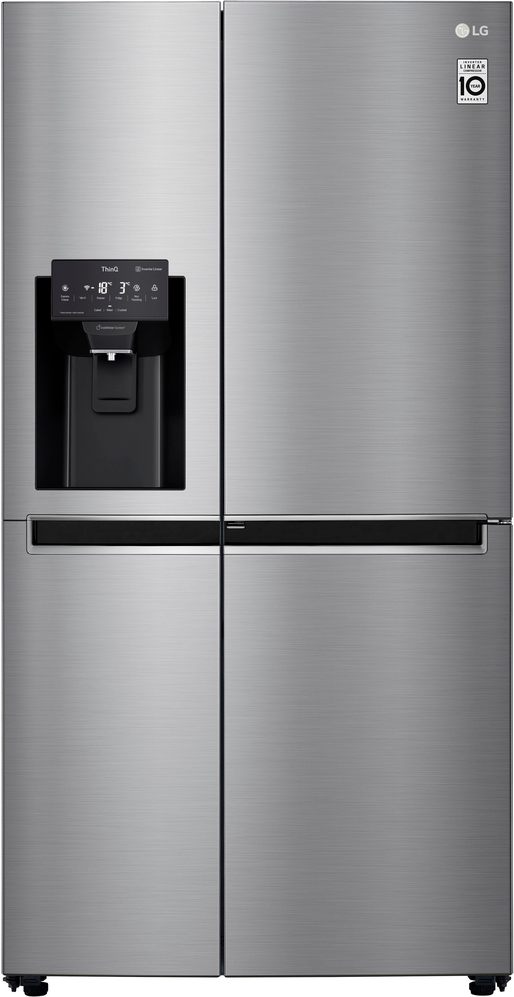 LG Side-by-Side, GSJ761MCEE, 179 cm hoch, 91,2 cm breit jetzt online bei  OTTO | Side-by-Side Kühlschränke