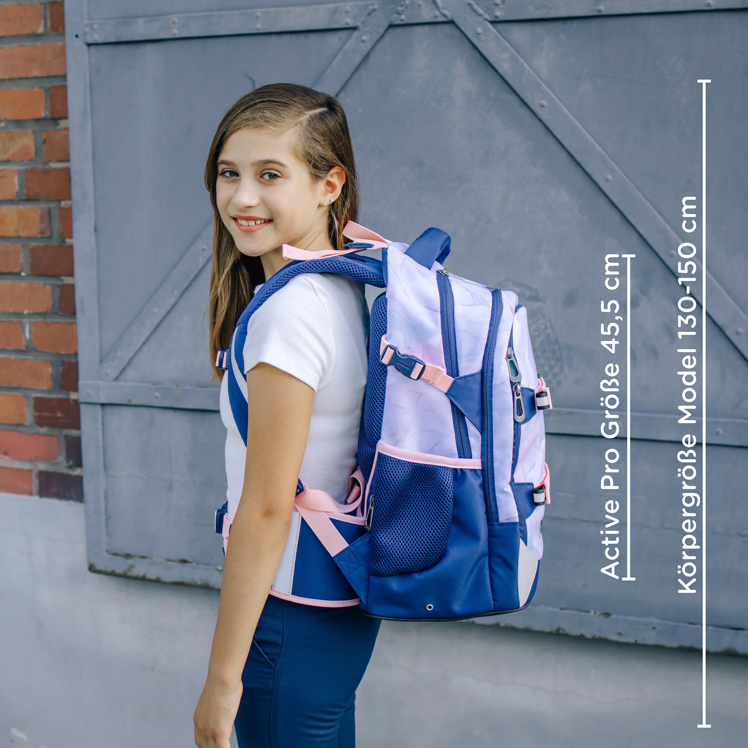 neoxx Schulrucksack »Active Pro, Dreaming of Pastel«