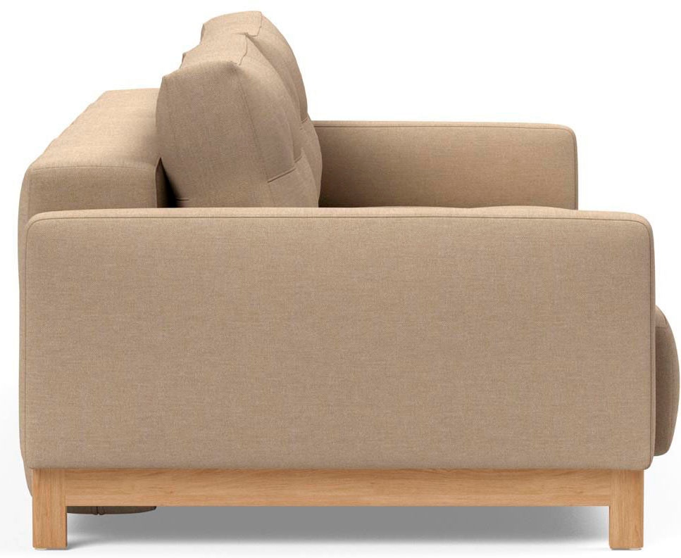 INNOVATION LIVING ™ Schlafsofa »Pyxis 3-Sitzer mit extrabreiter Bettfunktion, Skandi-Design«, Multifunktionssofa, extrabequem durch Taschenfederkern, Dauerschläfer