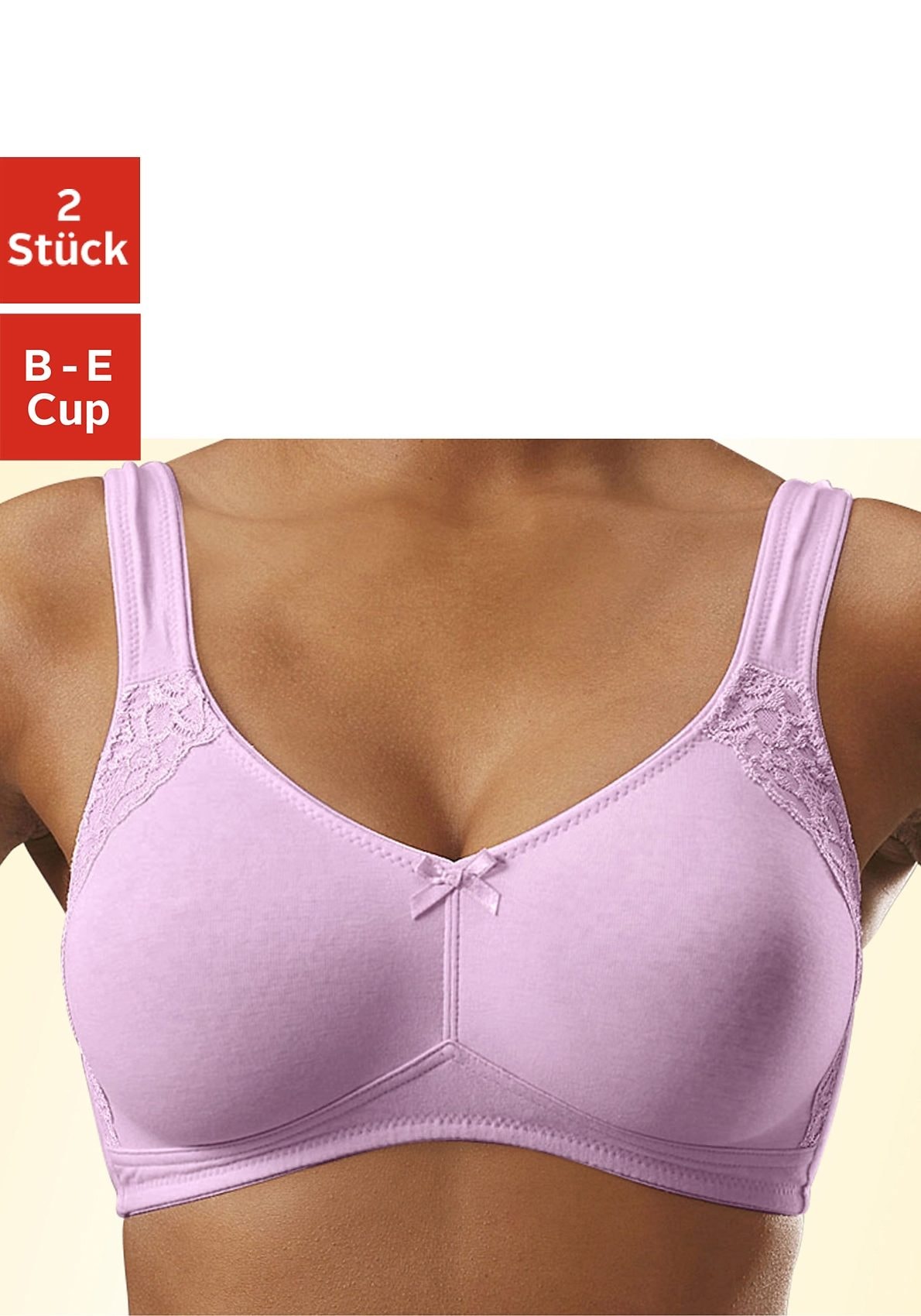 Shop petite (Packung, 2 im Baumwolle, OTTO Stück), Bügel, bestellen aus ohne Online Soft-BH, Dessous fleur Basic