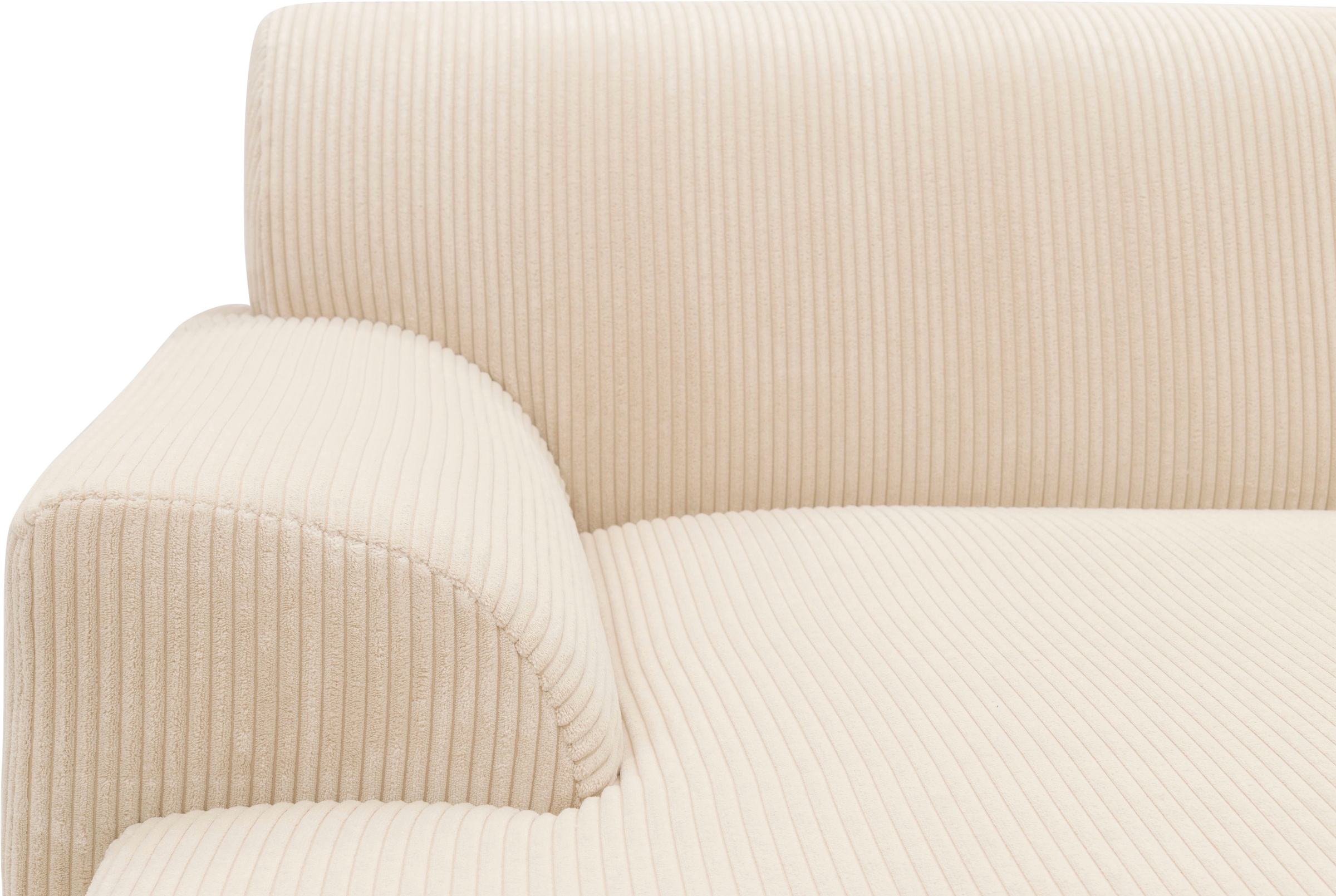 Home affaire Ecksofa »Nika zeitlos und elegant, L-Form«, wahlweise mit Bettfunktion, auch in Cord