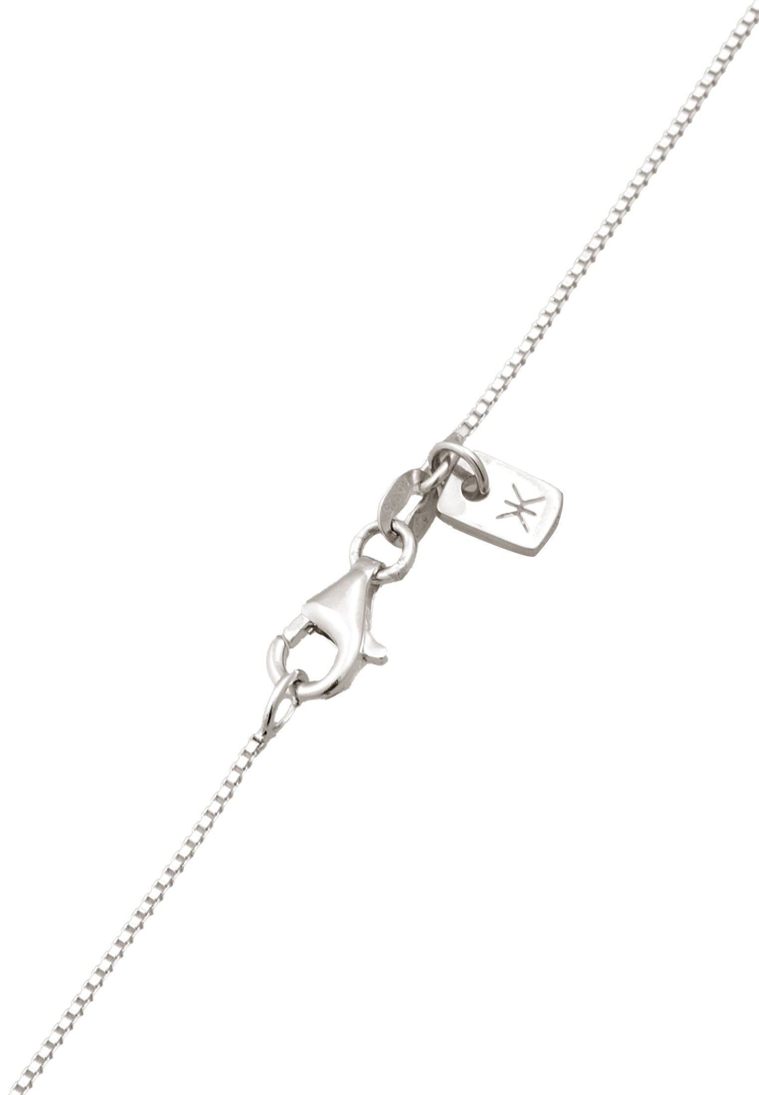 Kuzzoi Kette mit Anhänger »Halskette Tropfen Anhänger Organic Design 925 Sterling Silber«