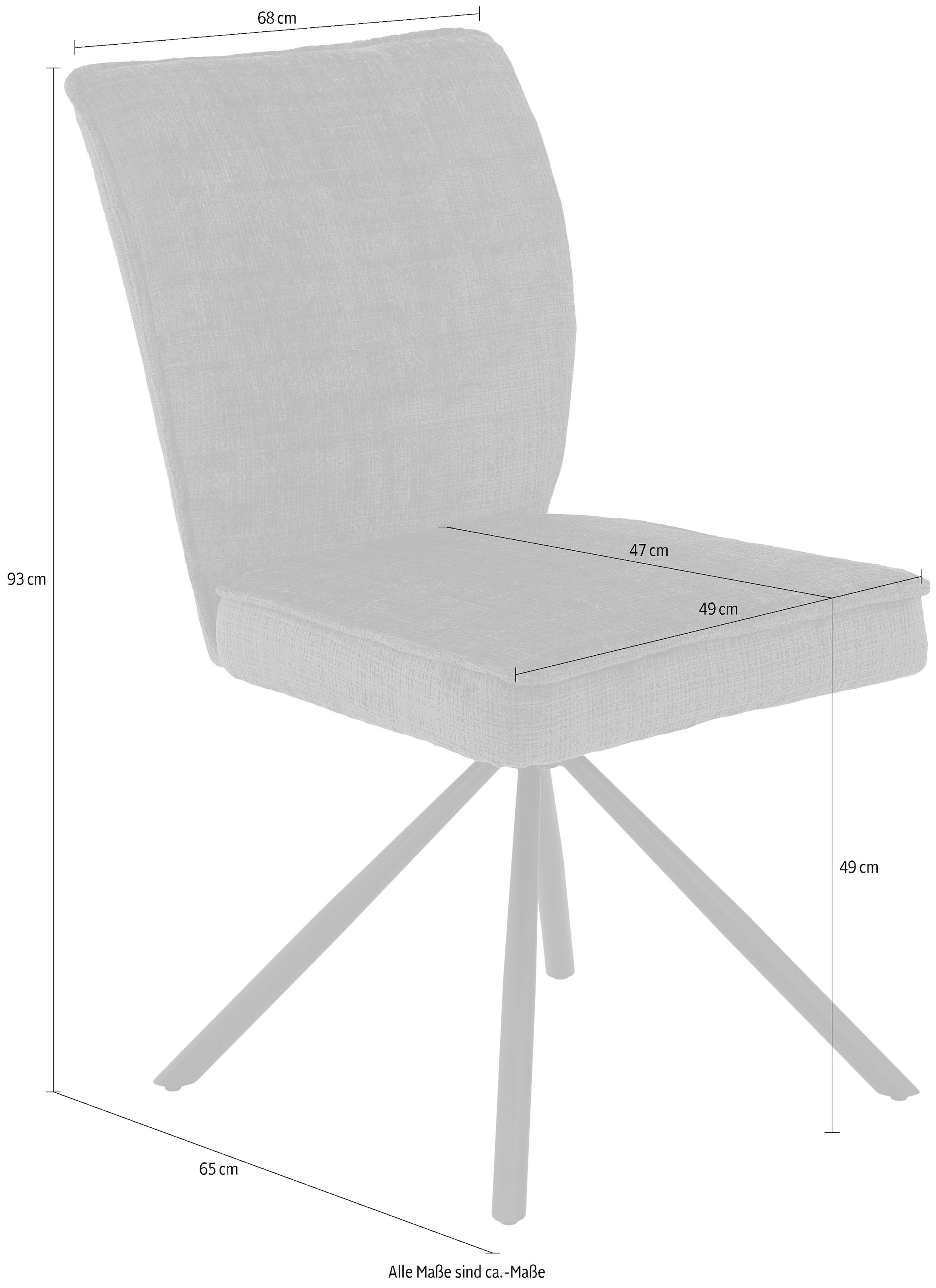 HELA 4-Fußstuhl »IDA«, (Set), 4 St., 360° drehbar