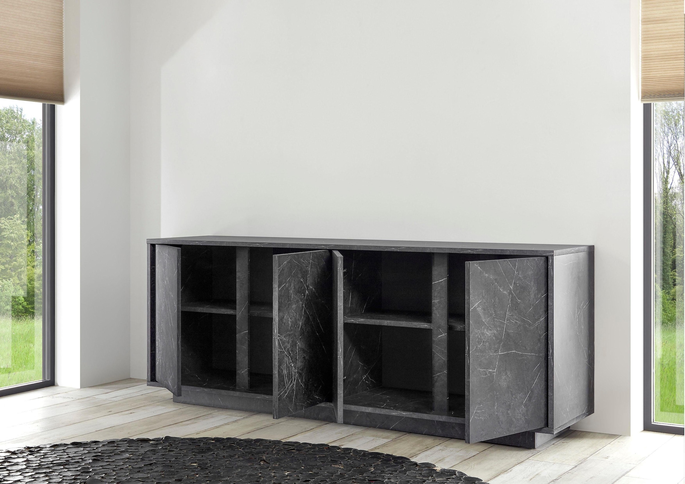 Home affaire Sideboard »Carrara« grifflos