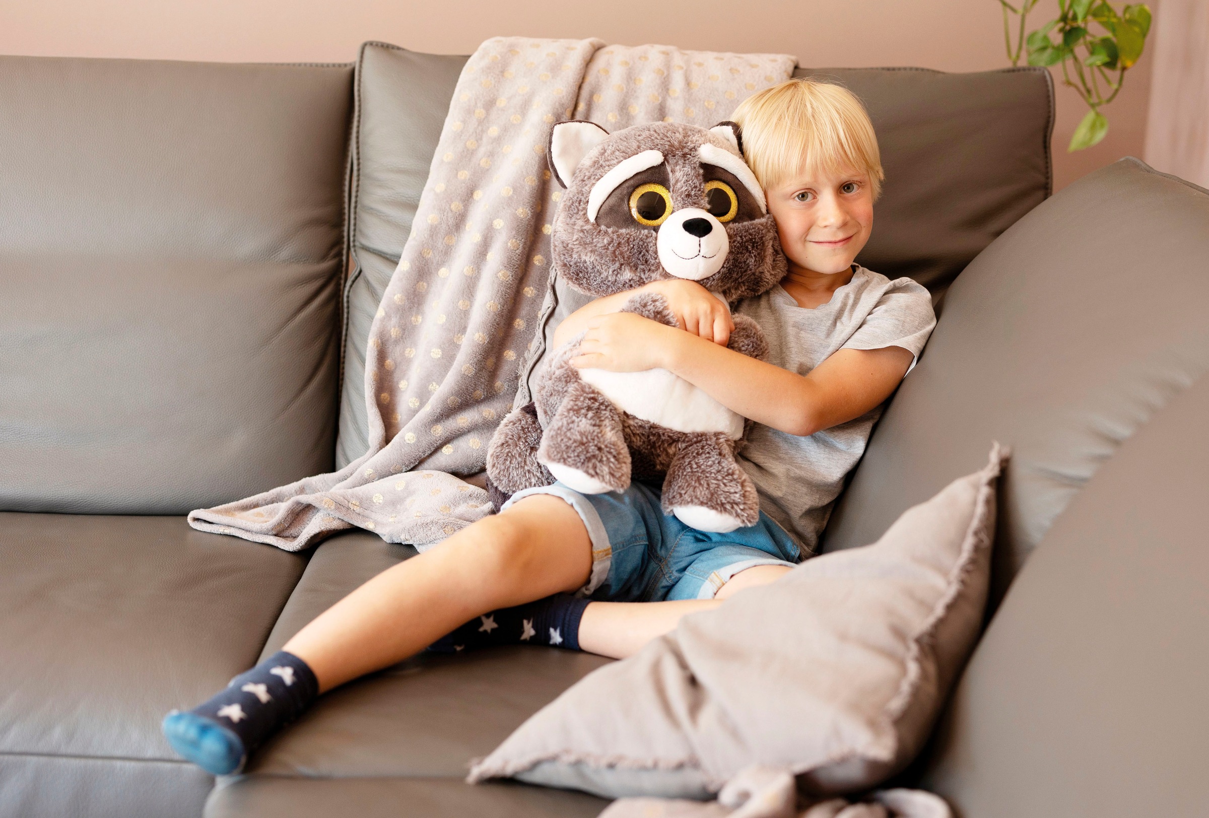 Nici Kuscheltier »Glubschis, Waschbär Clooney, 45 cm«