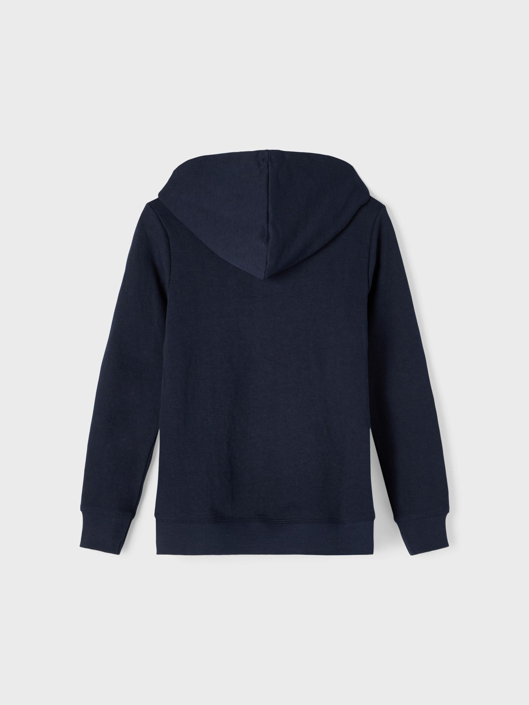 Name It Kapuzensweatjacke »NKMNESWEAT CARD W HOOD UNB NOOS«, in klassischer Form