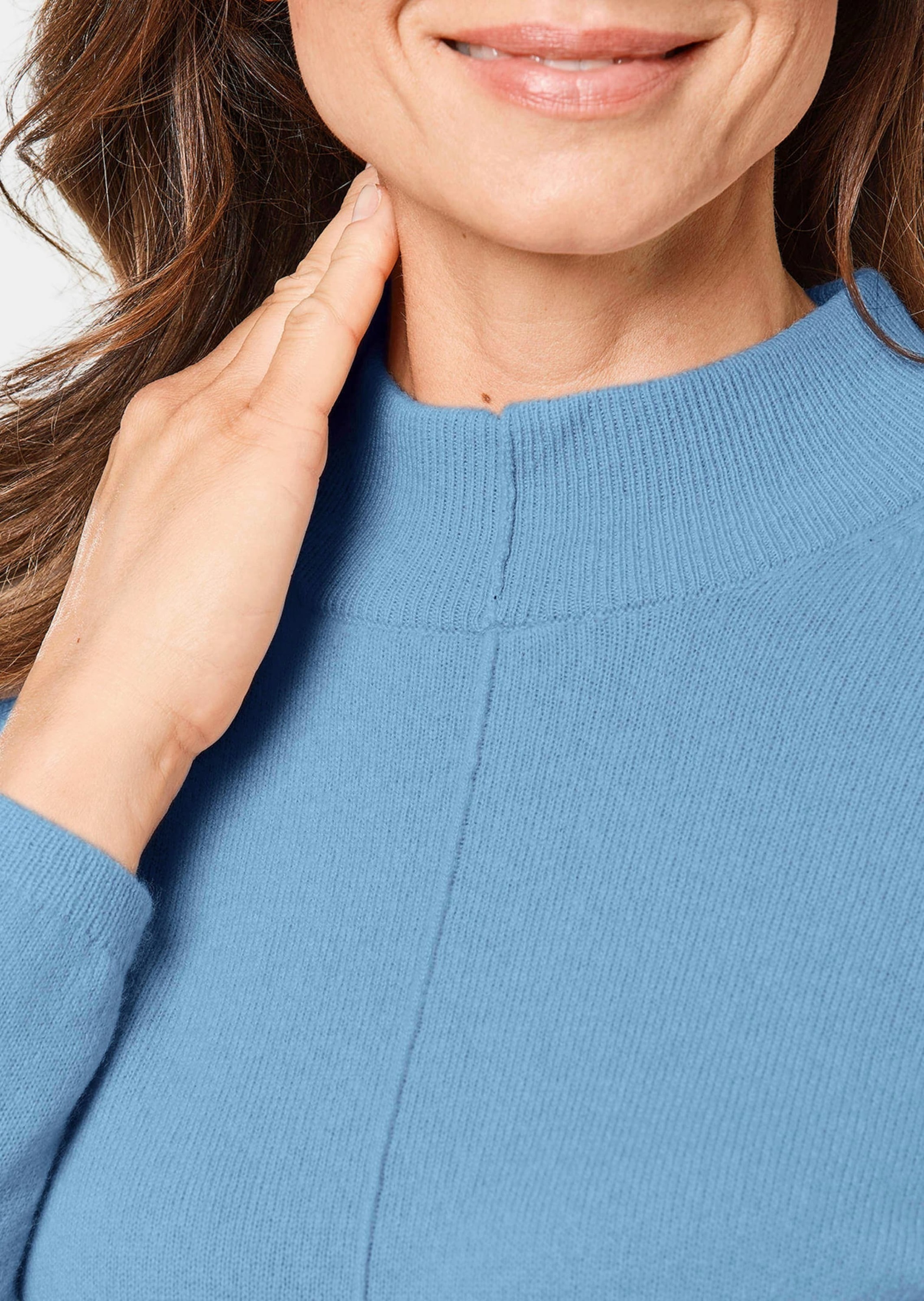 GOLDNER Strickpullover »Kurzgröße Kuschelweicher Kaschmirpullover mit Kragen«