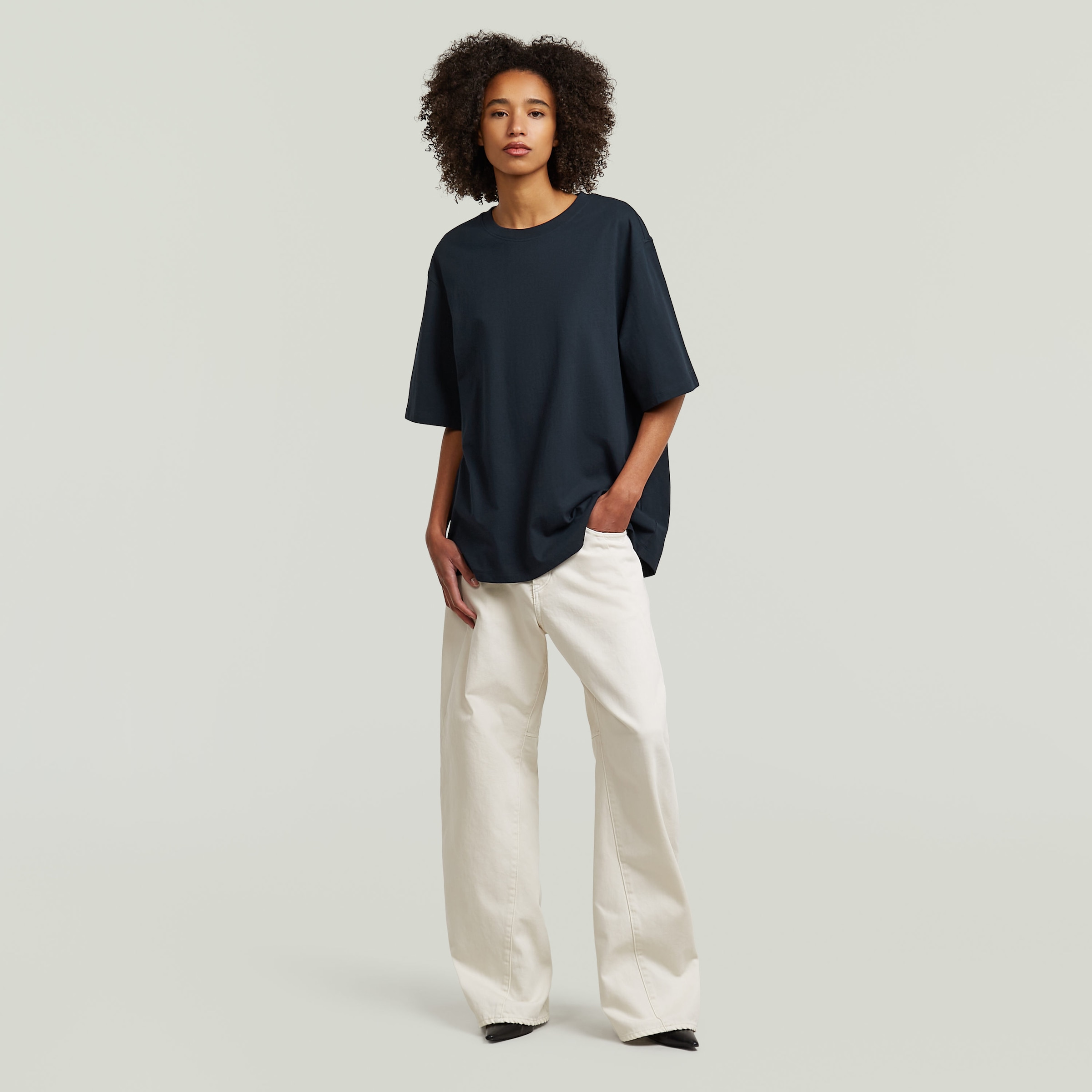 G-STAR T-Shirt »Relaxed Wmn« Oversize mit Rundhalsform