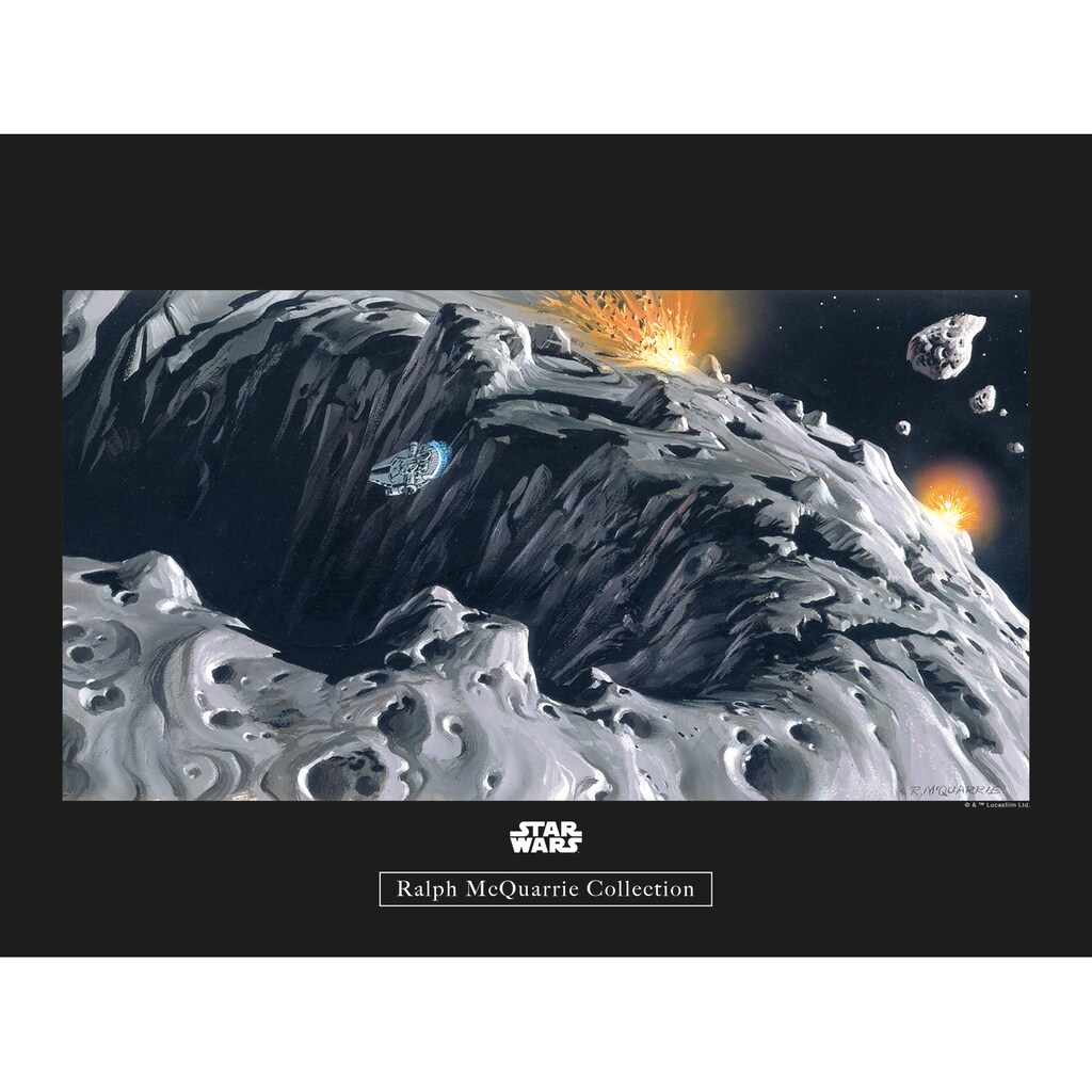 Komar Poster »Star Wars Classic RMQ Asteroid«, Star Wars, (1 St.)